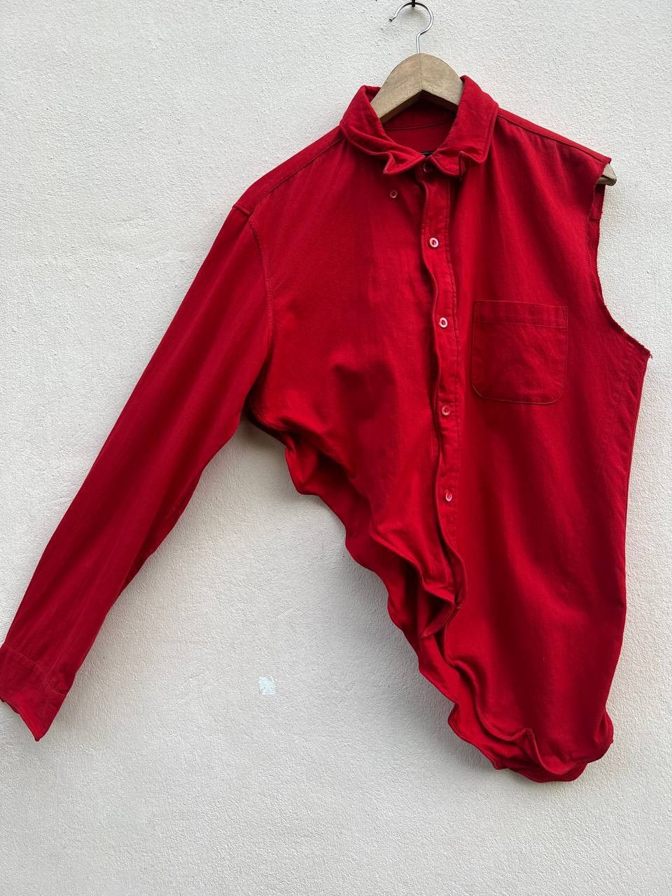 Number (N)ine Rare!! Number (N)ine Asymmetrical Runaway Shirt Size US L / EU 52-54 / 3 - 3 Thumbnail