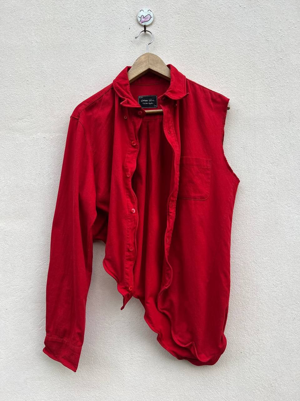 Number (N)ine Rare!! Number (N)ine Asymmetrical Runaway Shirt Size US L / EU 52-54 / 3 - 1 Thumbnail