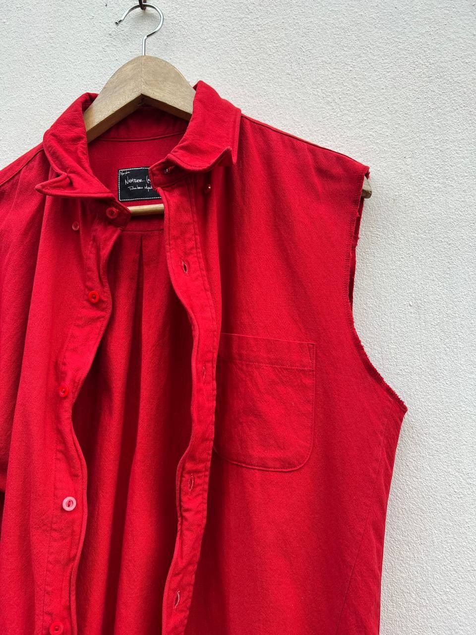 Number (N)ine Rare!! Number (N)ine Asymmetrical Runaway Shirt Size US L / EU 52-54 / 3 - 6 Thumbnail