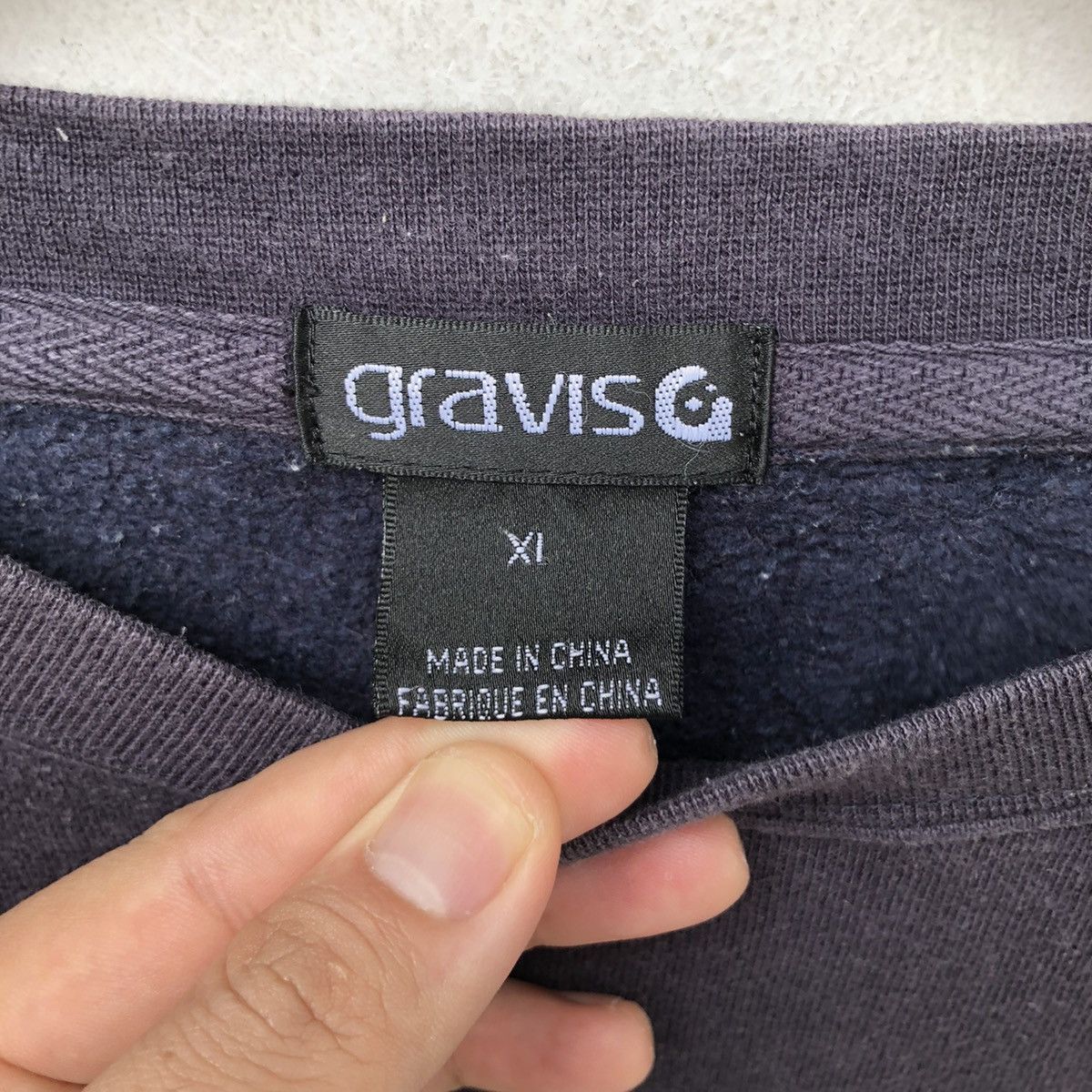 Gravis × Japanese Brand × Vintage 90s Gravis Skateboards Mens Spell Out Faded Baggy Size US XL / EU 56 / 4 - 4 Thumbnail
