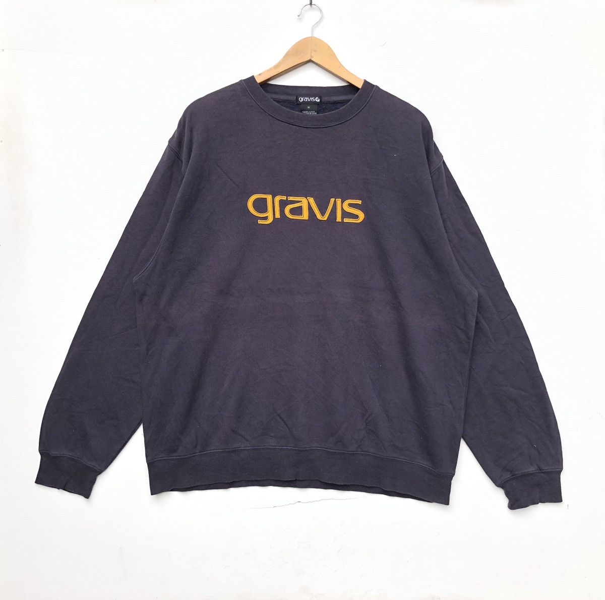 Gravis × Japanese Brand × Vintage 90s Gravis Skateboards Mens Spell Out Faded Baggy Size US XL / EU 56 / 4 - 1 Thumbnail