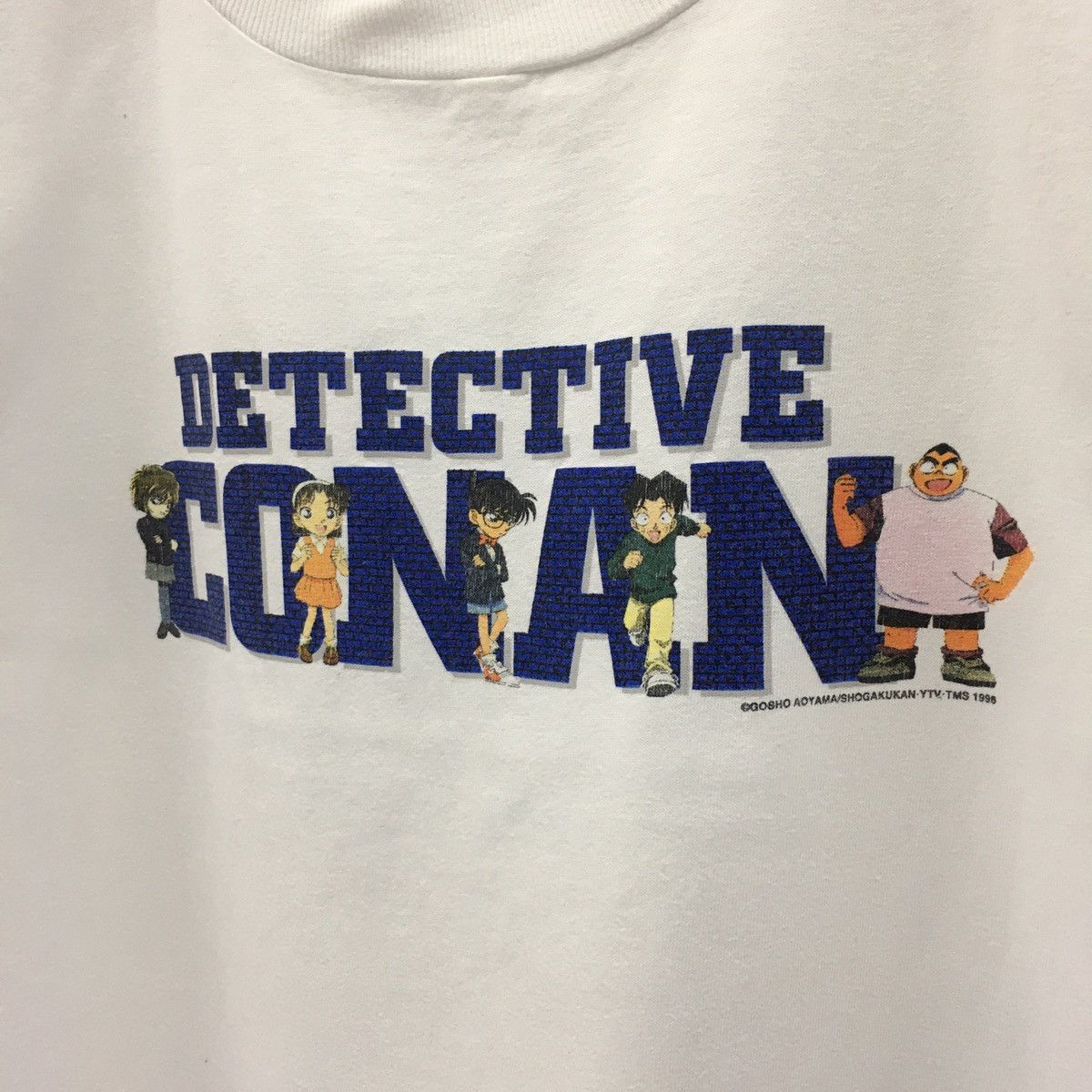 Cartoon Network × Vintage Rare Vintage 1996 Detective Conan All Team Together Tee Size US M / EU 48-50 / 2 - 3 Thumbnail