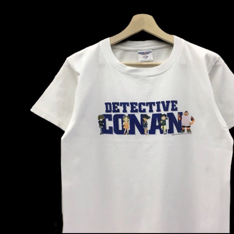 Cartoon Network × Vintage Rare Vintage 1996 Detective Conan All Team Together Tee Size US M / EU 48-50 / 2 - 2 Thumbnail