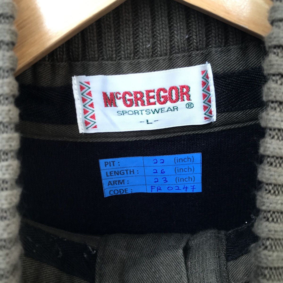 McGregor × Vintage Vintage Mcgregor Japanese Big Logo Sweatshirt Size US L / EU 52-54 / 3 - 3 Thumbnail