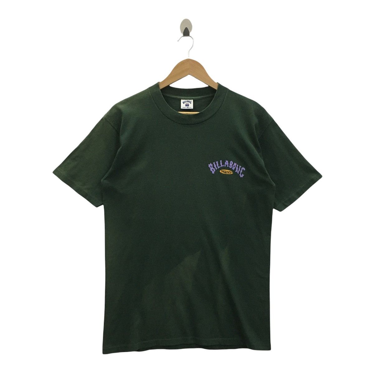 Billabong × Vintage Rare Vintage 90s BILLABONG Sun Faded Tshirt Size US M / EU 48-50 / 2 - 2 Thumbnail