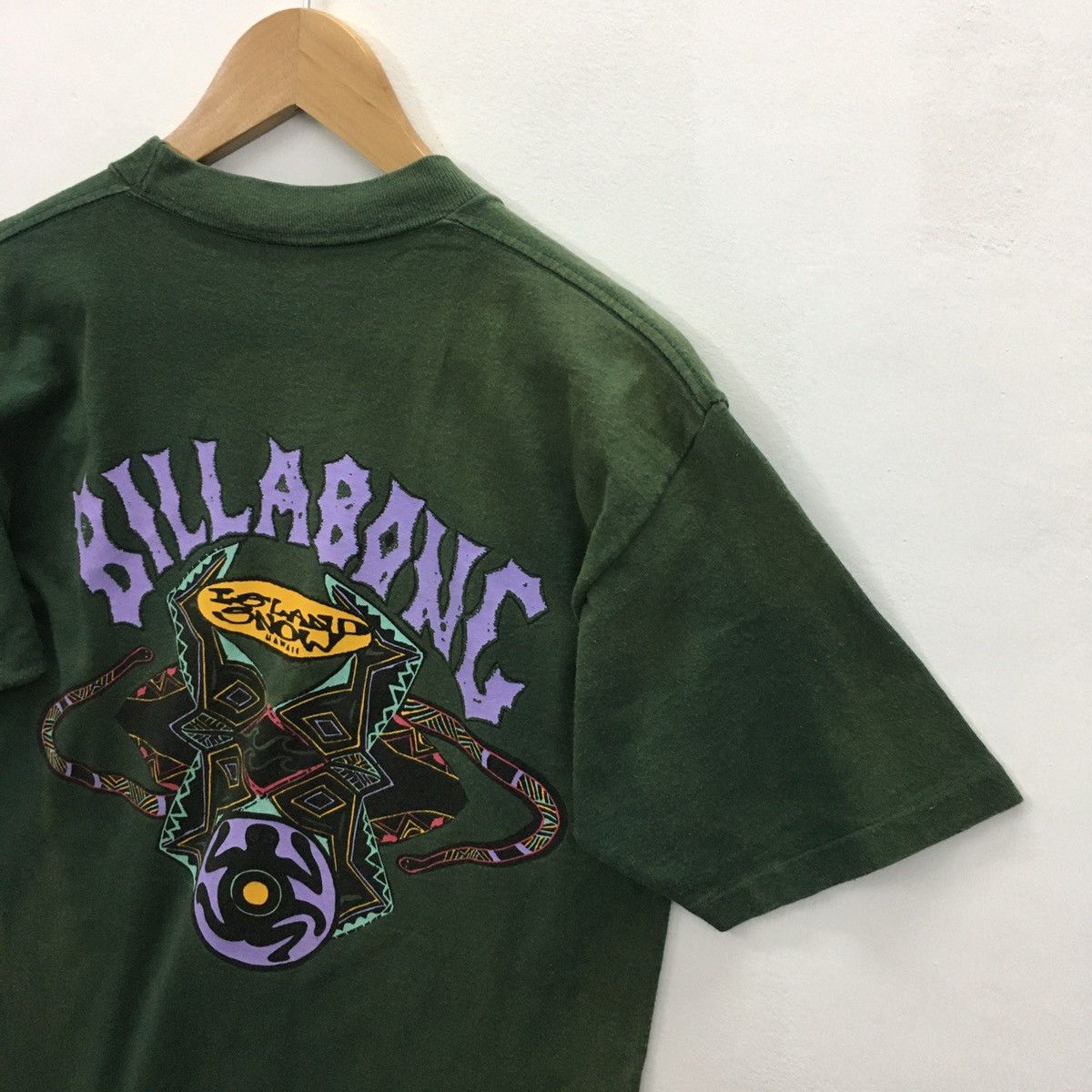 Billabong × Vintage Rare Vintage 90s BILLABONG Sun Faded Tshirt Size US M / EU 48-50 / 2 - 13 Thumbnail