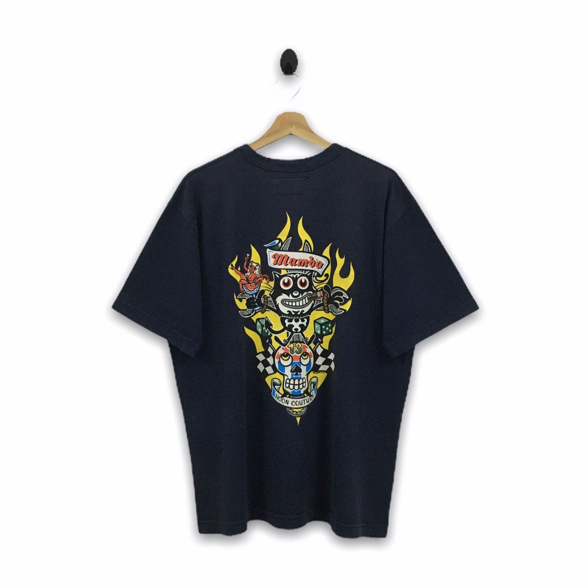 Mambo × Vintage Rare Vintage Mambo 13 Hoon Couture Big Printed Tshirt Size US L / EU 52-54 / 3 - 1 Thumbnail