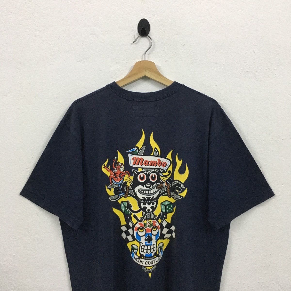 Mambo × Vintage Rare Vintage Mambo 13 Hoon Couture Big Printed Tshirt Size US L / EU 52-54 / 3 - 12 Thumbnail