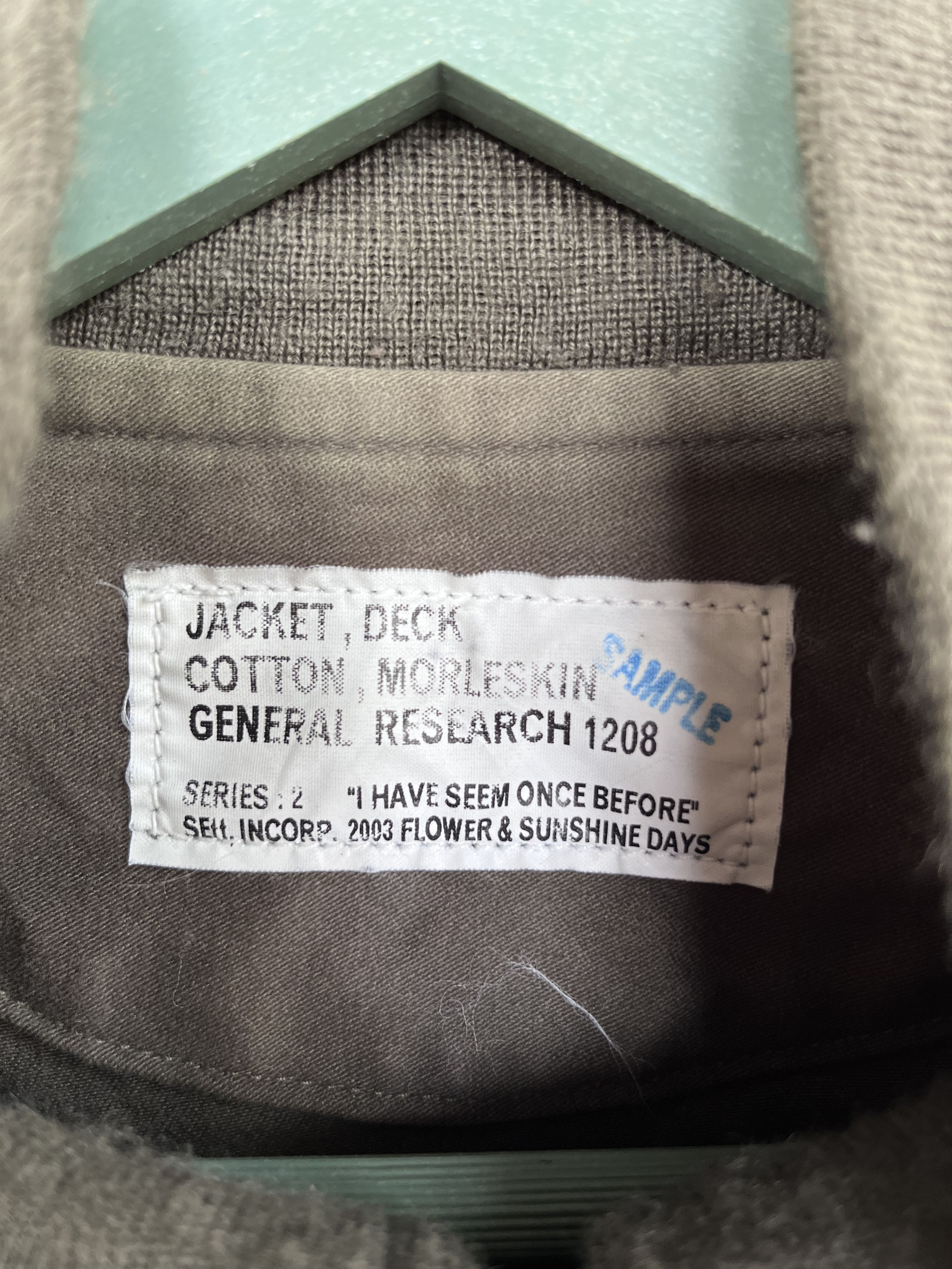 General Research Vintage General Research Deck Jacket❗️SAMPLE MARK❗️ Size US M / EU 48-50 / 2 - 9 Thumbnail