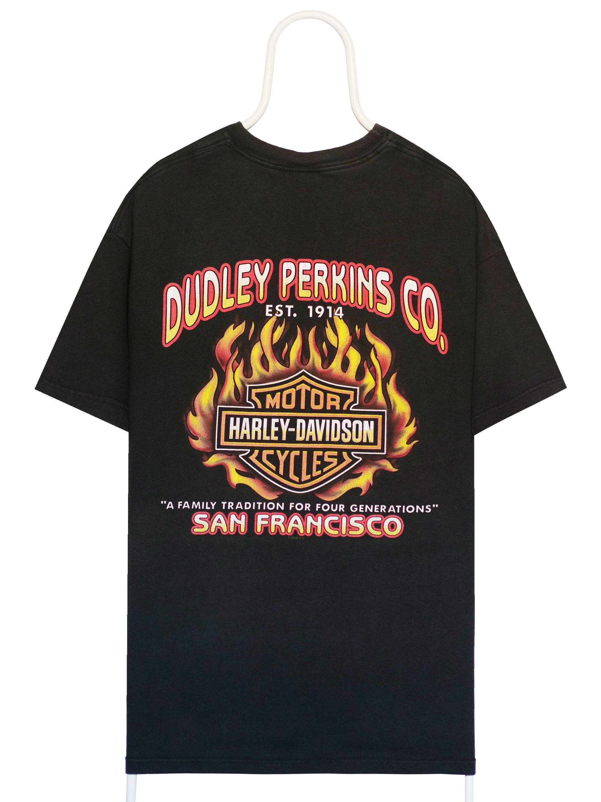 00'S Harley-Davidson Motorcycle Bike T-shirt Made in USA Men's L /eaa448069 main image 0