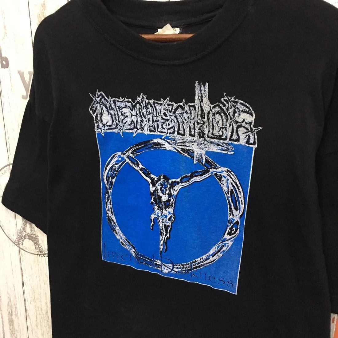 Band Tees Vintage 2000 Dementor Inverted Darkness Autumn Blasphemous Size US L / EU 52-54 / 3 - 8 Thumbnail