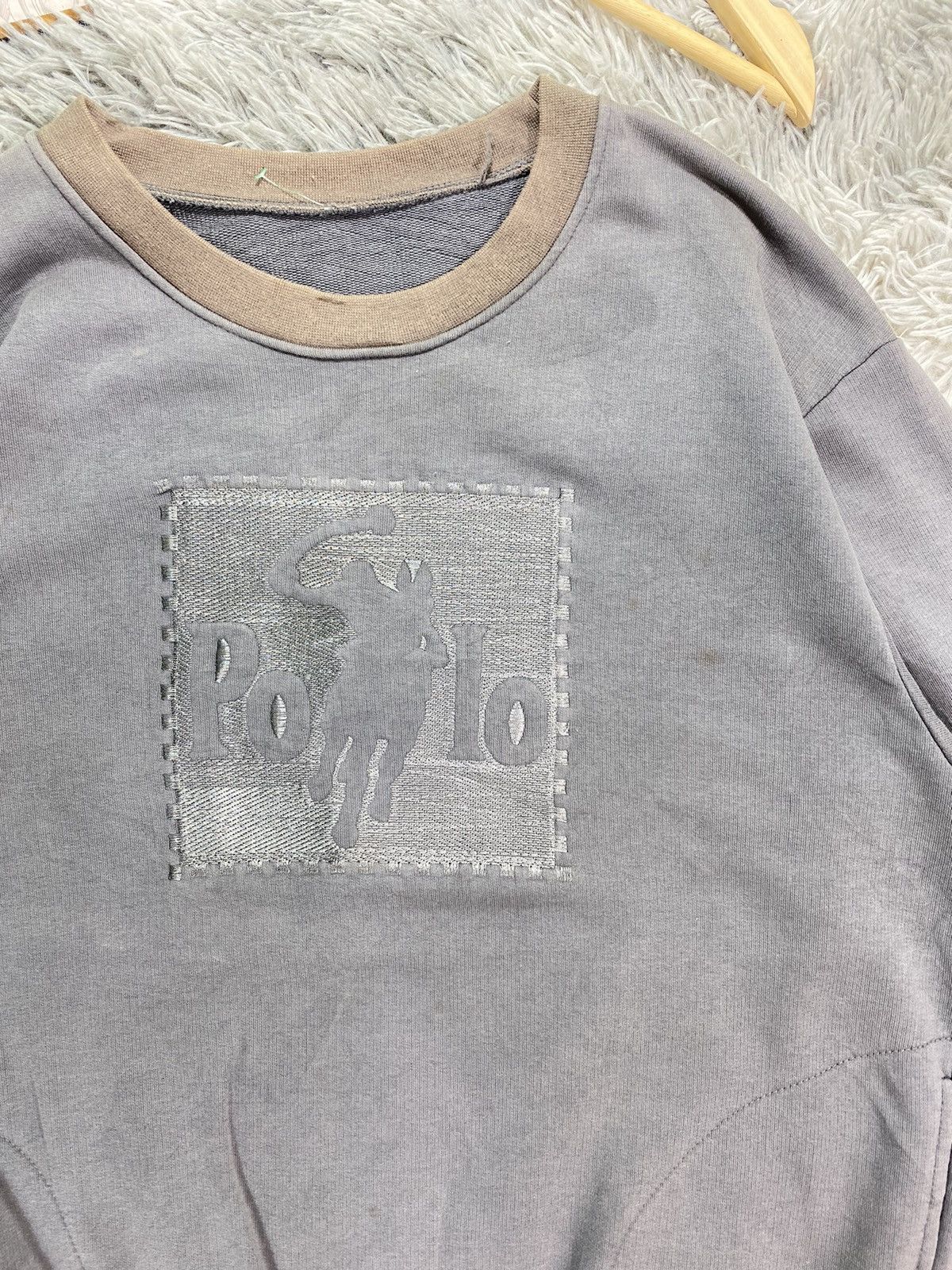 Vintage Vintage Polo Big Logo Dark Grey Sweatshirt Size L Size US L / EU 52-54 / 3 - 2 Thumbnail