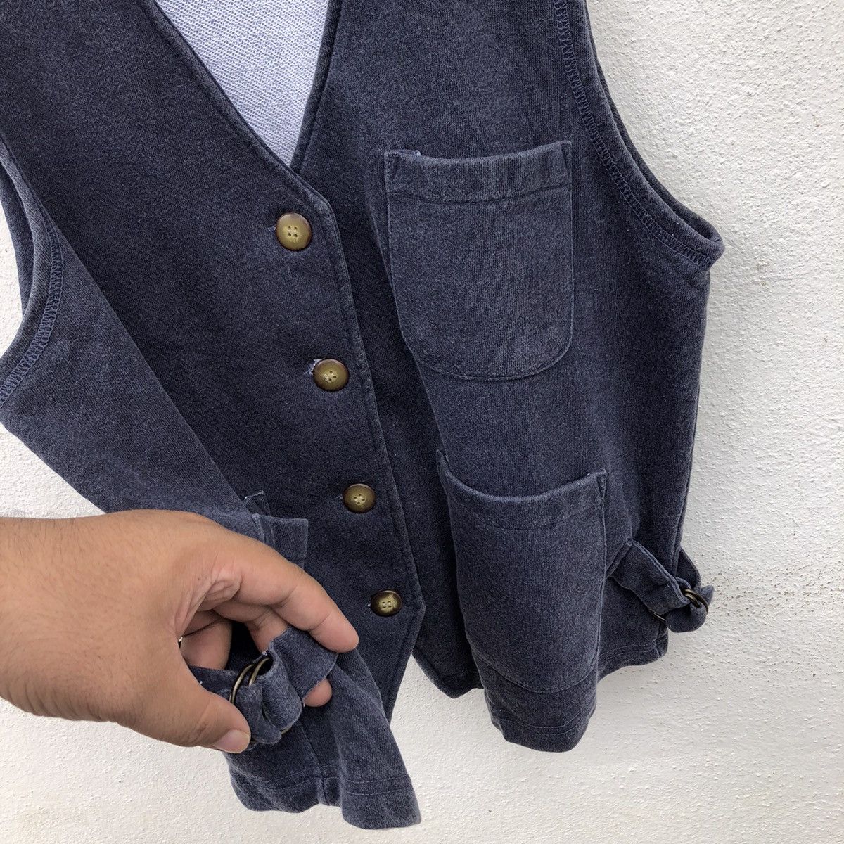 Japanese Brand TANK TOP SLEEVELESS WITH BUCKLE SAKURAYA SHOJI Size US M / EU 48-50 / 2 - 5 Thumbnail