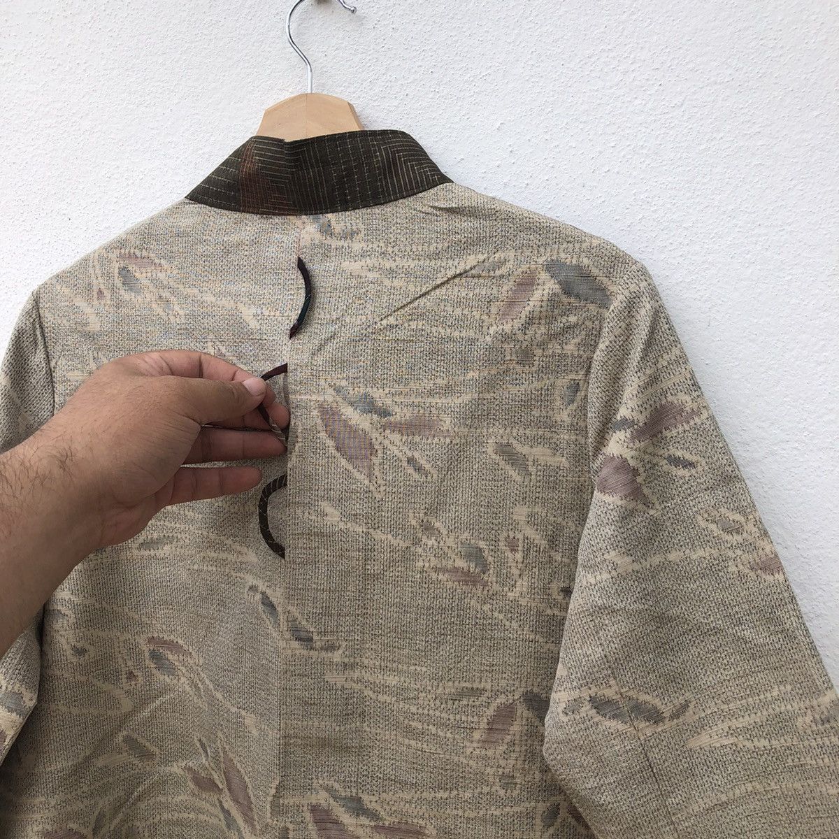 Japanese Brand VINTAGE JAPANESE TRADITIONAL RARE PRINTED BUTTON JACKET Size US M / EU 48-50 / 2 - 8 Thumbnail