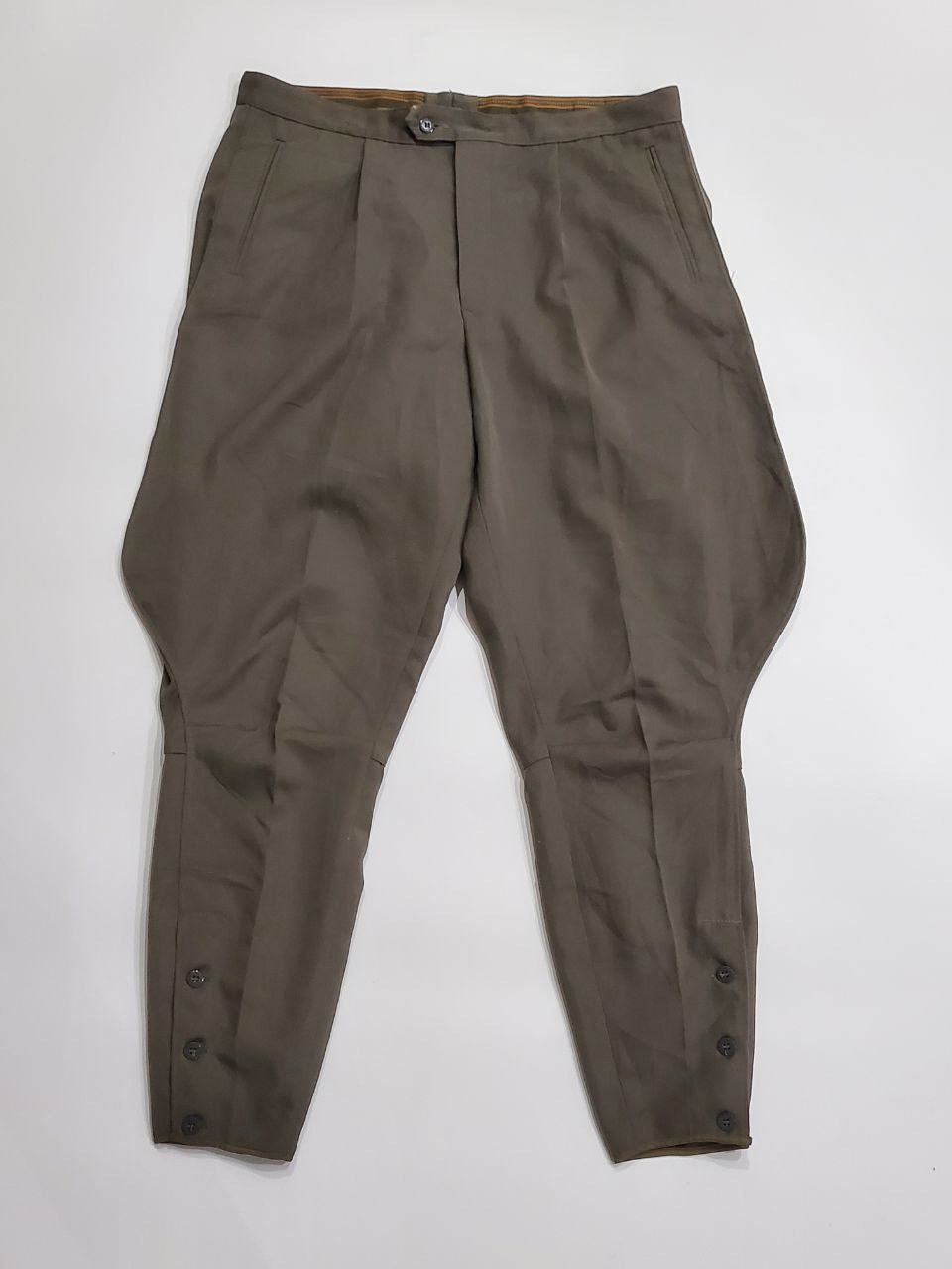 Original German army NVA brown sports sweatpants training activewear trousers