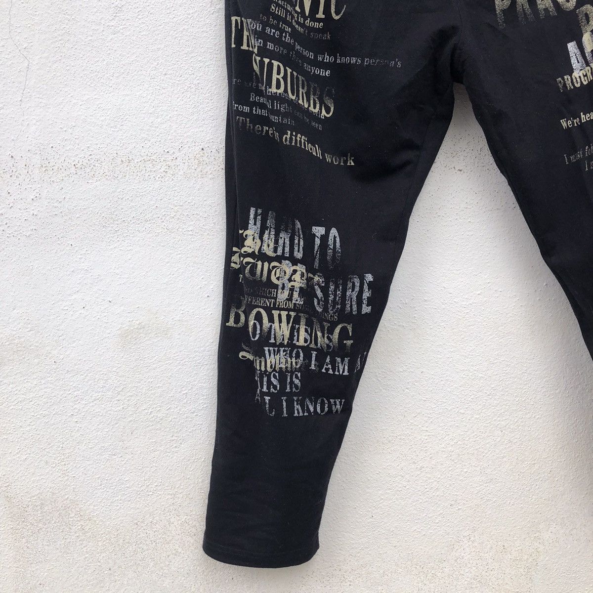 Japanese Brand SWEATPANTS PHOSOUIA FULL PRINT PUNK DESIGN Size US 38 / EU 54 - 4 Thumbnail