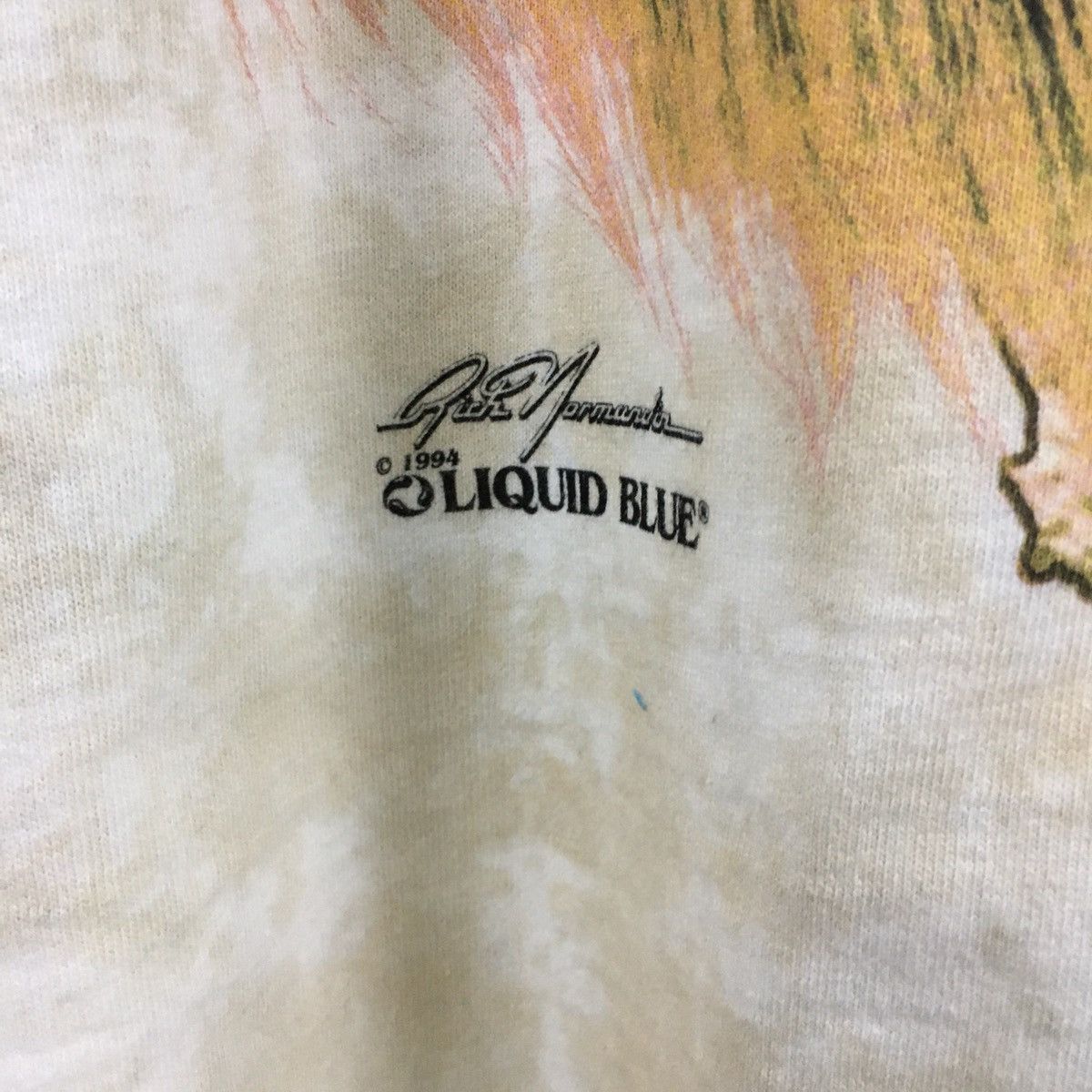 Habitat × Liquid Blue × Vintage Rare Vintage 1994 Lion Liquid Blue Fullprint Tshirt Size US XL / EU 56 / 4 - 6 Thumbnail