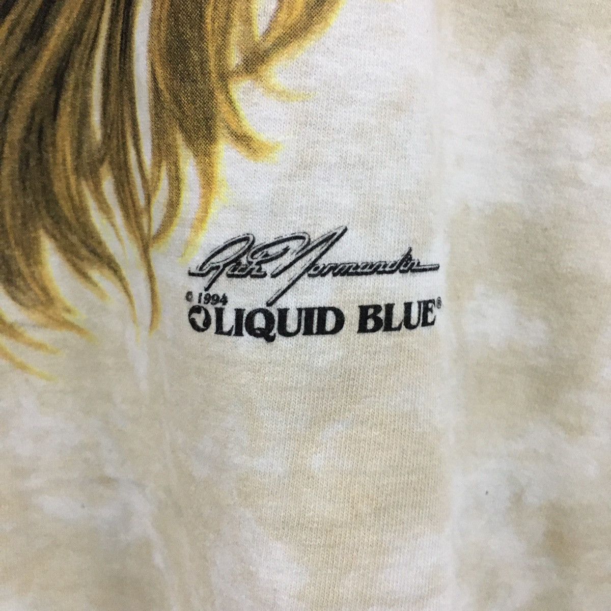 Habitat × Liquid Blue × Vintage Rare Vintage 1994 Lion Liquid Blue Fullprint Tshirt Size US XL / EU 56 / 4 - 5 Thumbnail