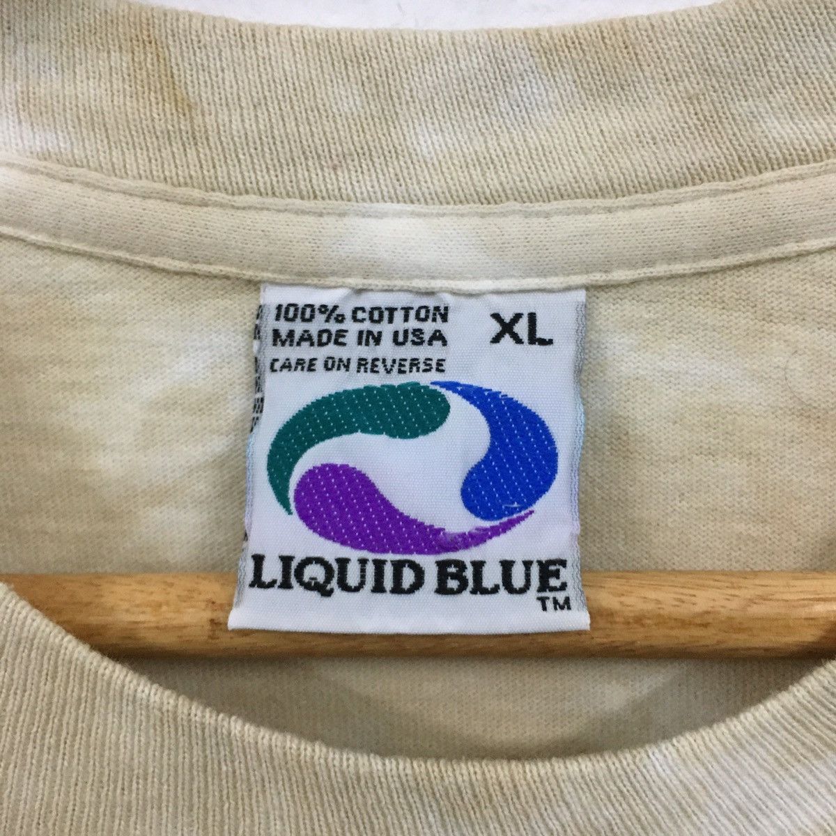 Habitat × Liquid Blue × Vintage Rare Vintage 1994 Lion Liquid Blue Fullprint Tshirt Size US XL / EU 56 / 4 - 3 Thumbnail