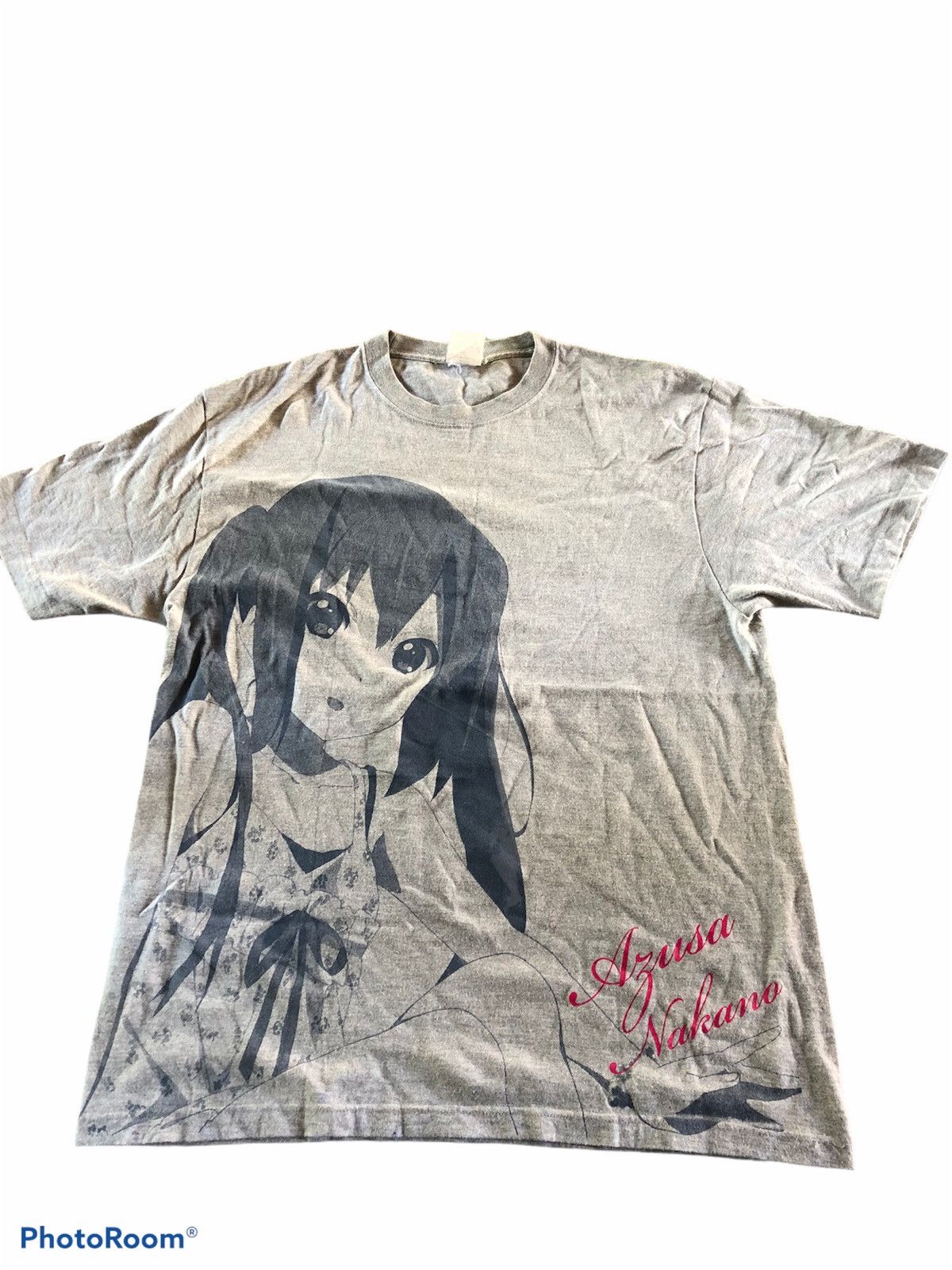 image of Cartoon Network Cospa Tshirt Manga Japan Anime Azusa Nakano Tee in Grey, Men's (Size Large)