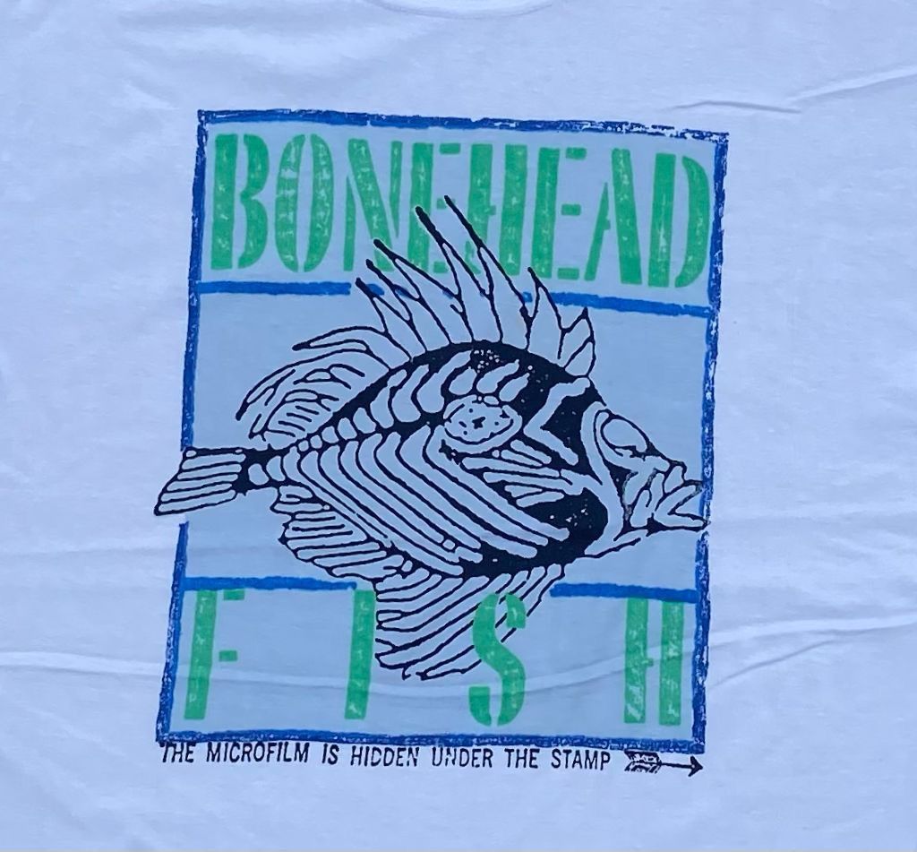 Vintage Vintage Tee D - 14 bonehead fish Size US L / EU 52-54 / 3 - 2 Thumbnail