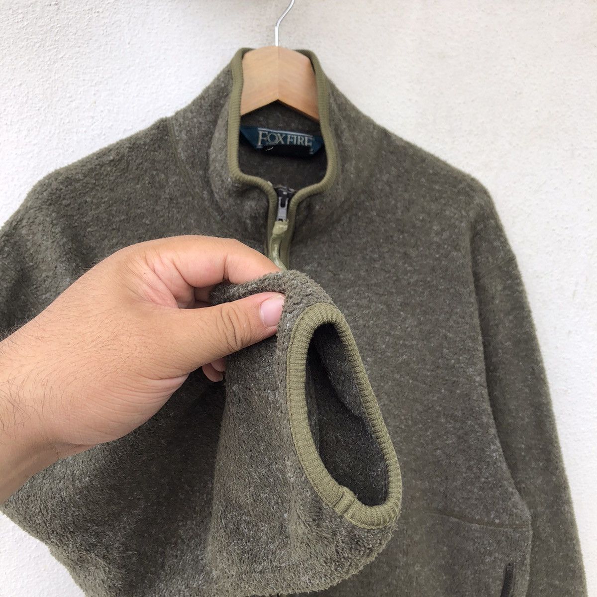 Japanese Brand ZIPPER JACKET FLEECE FOX FIRE POLARTEC -Medium Size US M / EU 48-50 / 2 - 4 Thumbnail