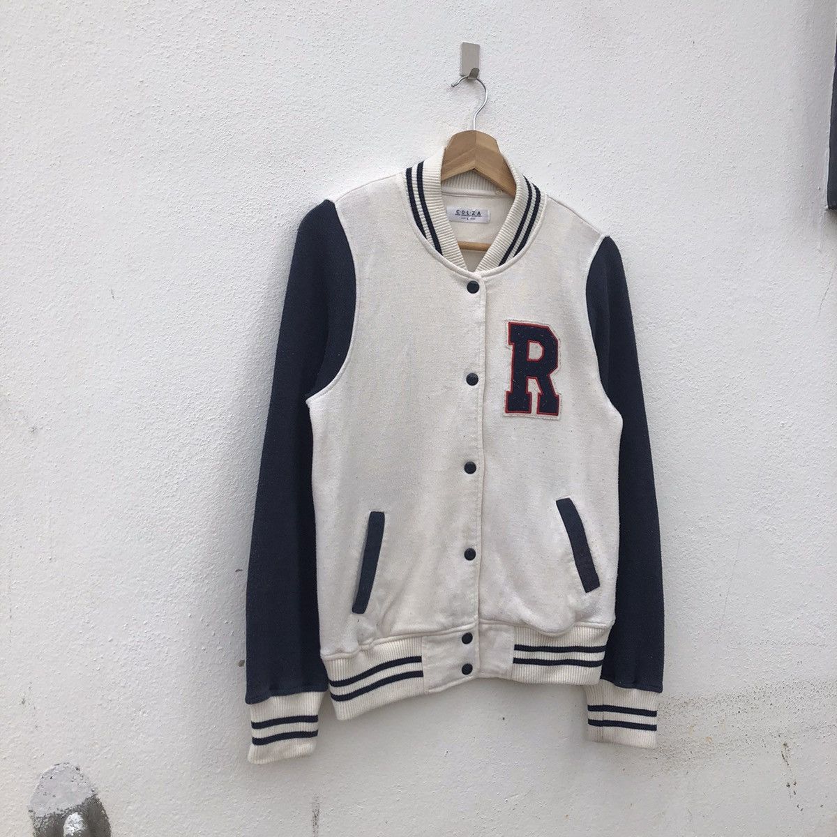 Japanese Brand COLZA VINTAGE VARSITY JACKET BIG LOGO Size US L / EU 52-54 / 3 - 2 Thumbnail