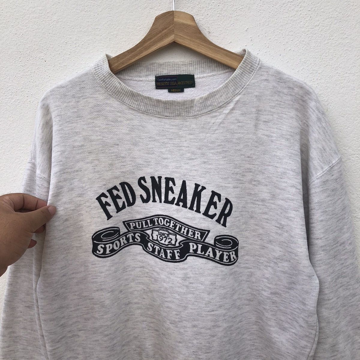 Japanese Brand VINTAGE NORTH SEA ANCESTRESS SWEATSHIRT BIG LOGO Size US M / EU 48-50 / 2 - 3 Thumbnail