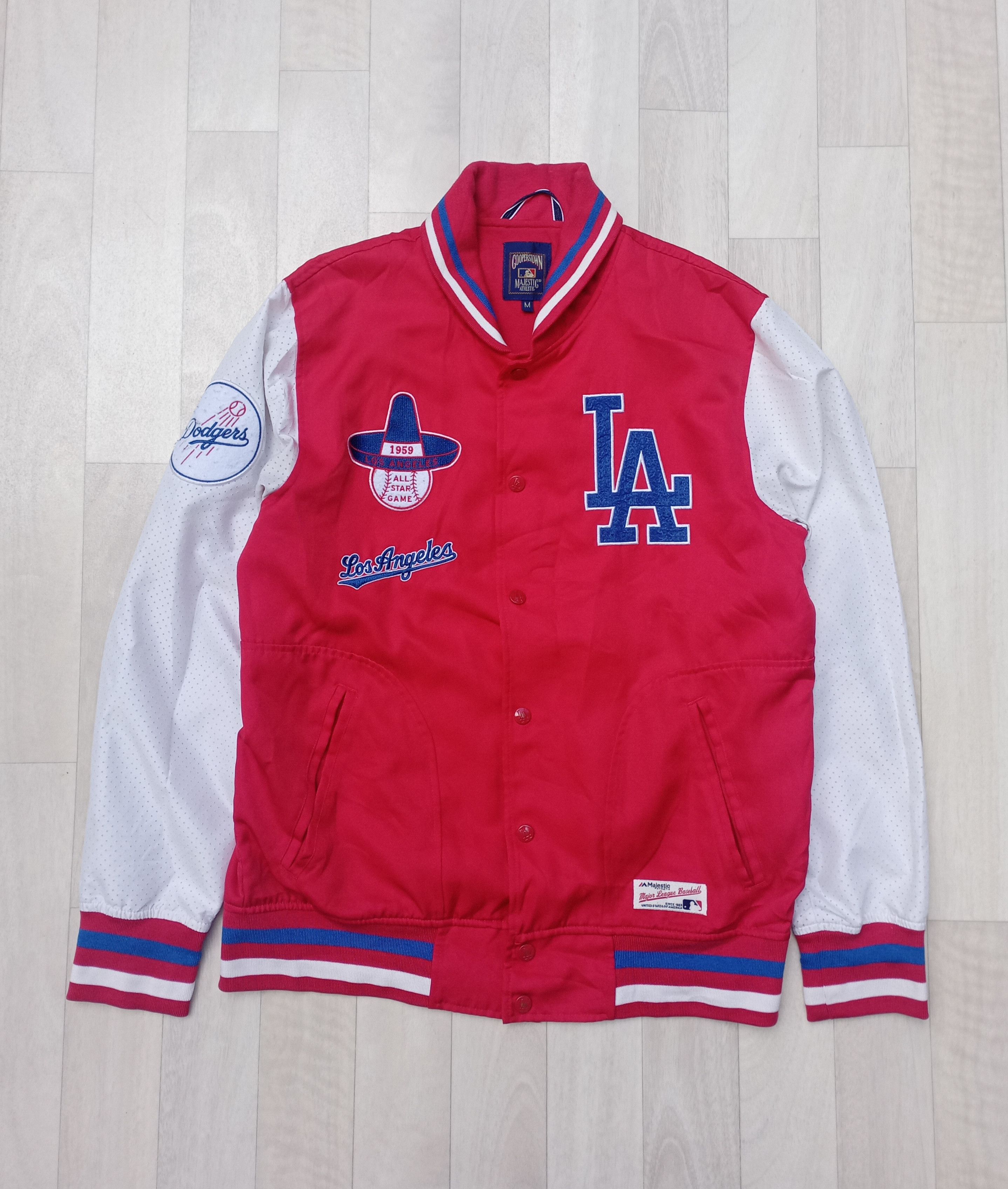 1959 Los Angeles Dodgers Baseball Vintage Jacket Majestic Mbl 