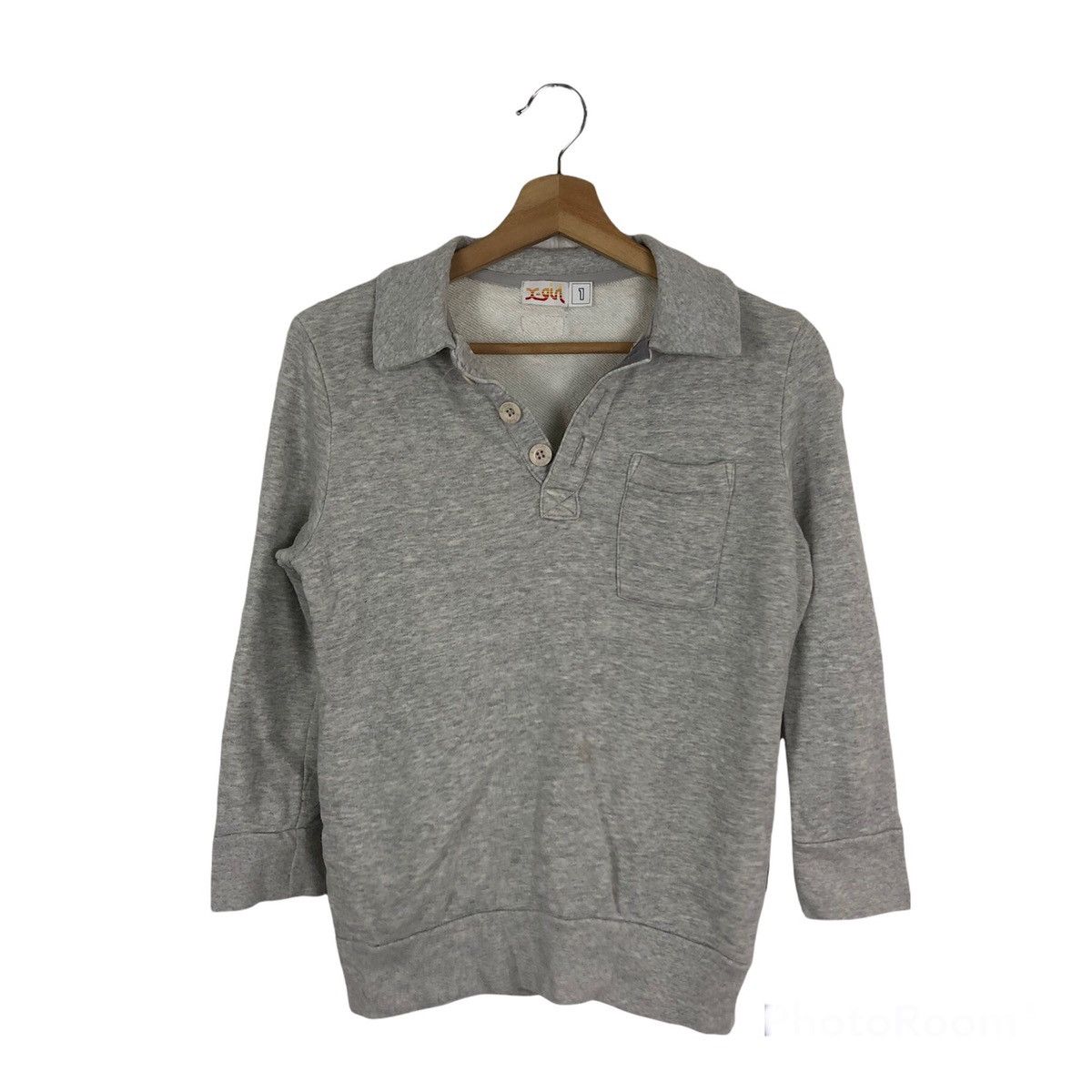 Japanese Brand X GIRL COLLAR SWEATSHIRT COLLAGE RILEX STYLE Size US S / EU 44-46 / 1 - 1 Thumbnail