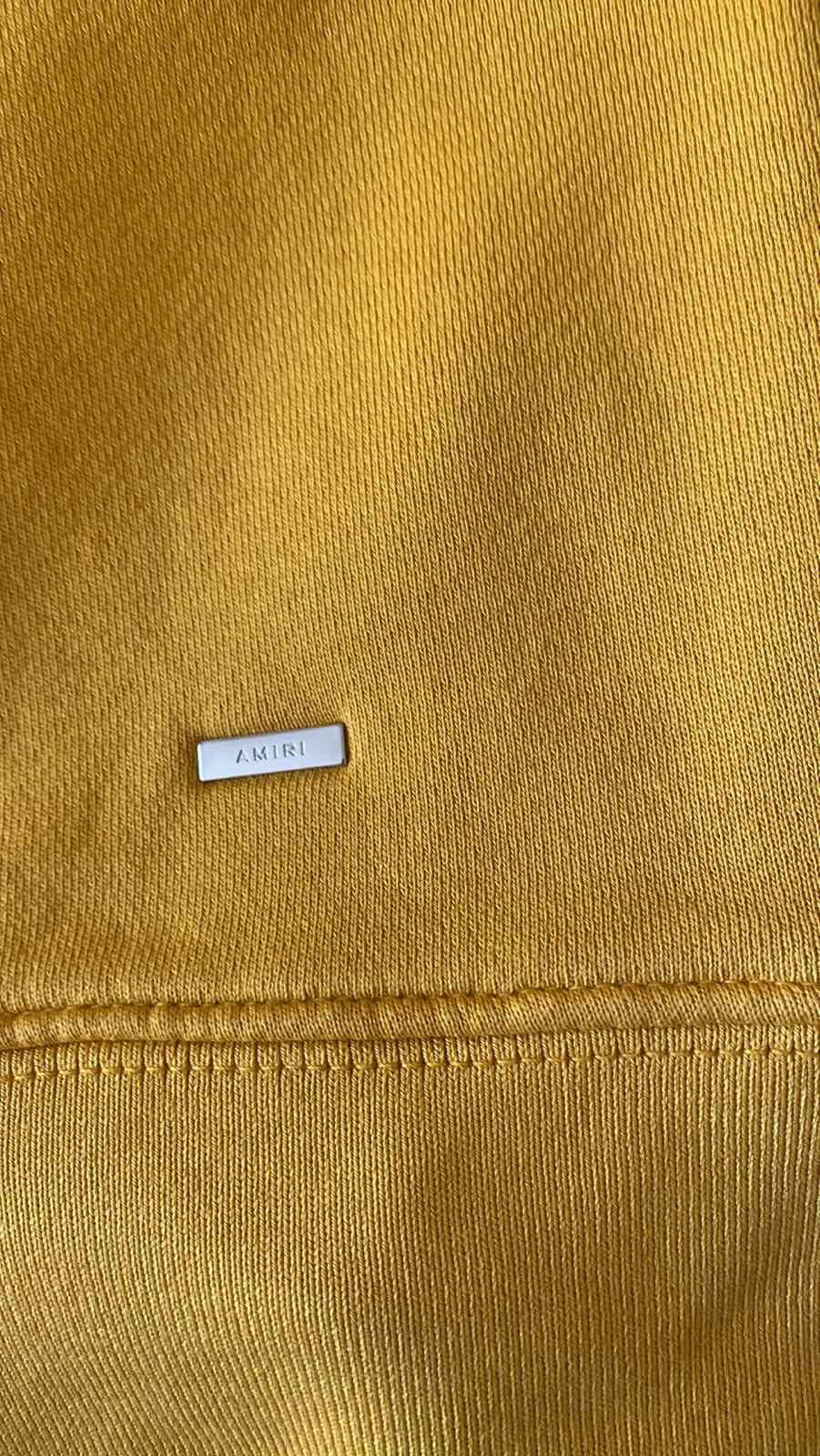 Amiri Paisley Logo Yellow Sweatshirt Size US XXL / EU 58 / 5 - 6 Thumbnail