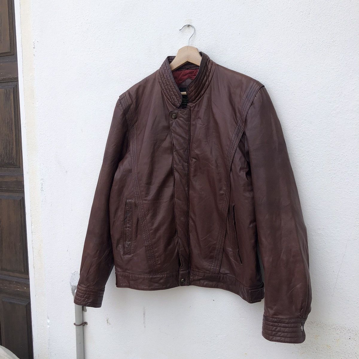 Japanese Brand VINTAGE SOFT LEATHER BIKER JACKET THE ROSSANO COLLECTIONS Size US M / EU 48-50 / 2 - 2 Thumbnail