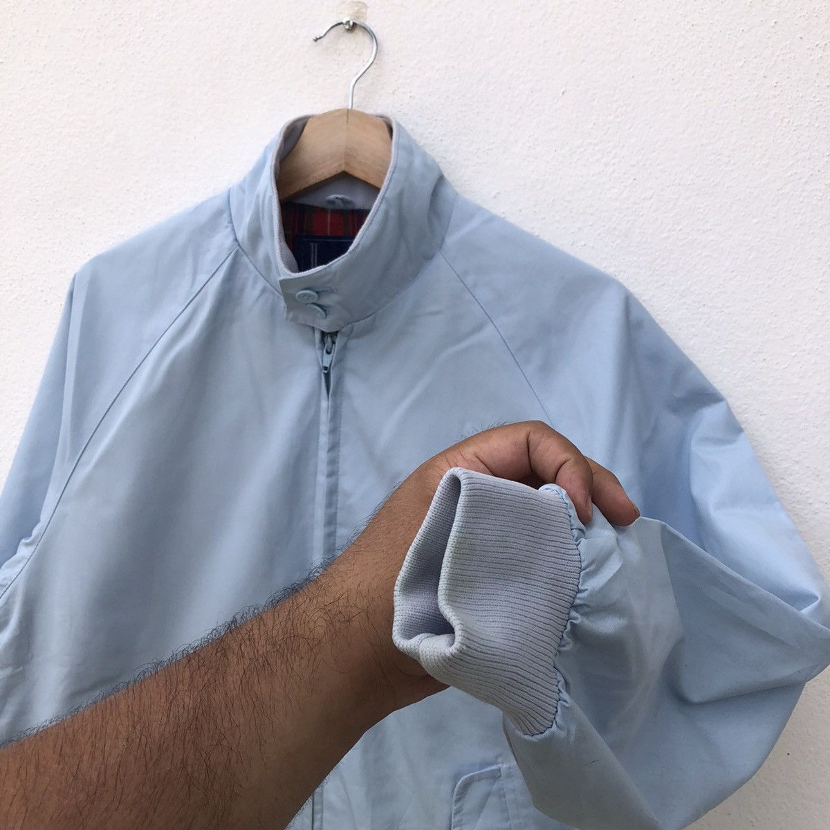 Japanese Brand VINTAGE BOMBER JACKET SHARPMAN INSPIRED BY BARACUTA Size US L / EU 52-54 / 3 - 6 Thumbnail