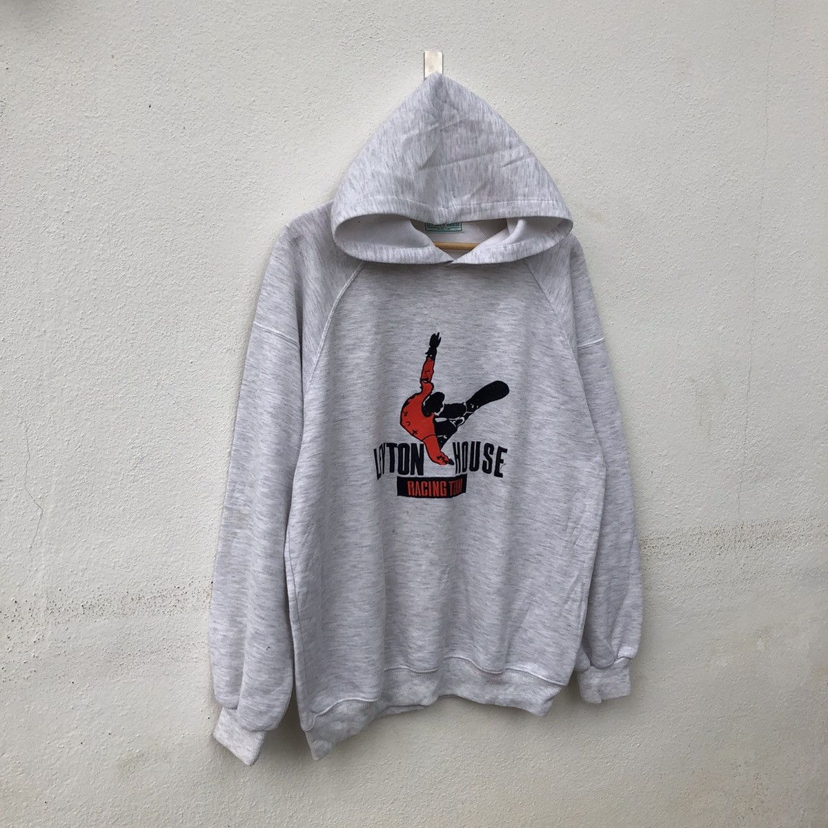 Japanese Brand LEYTON HOUSE RACING TEAM HOODIE BIG LOGO Size US L / EU 52-54 / 3 - 3 Thumbnail