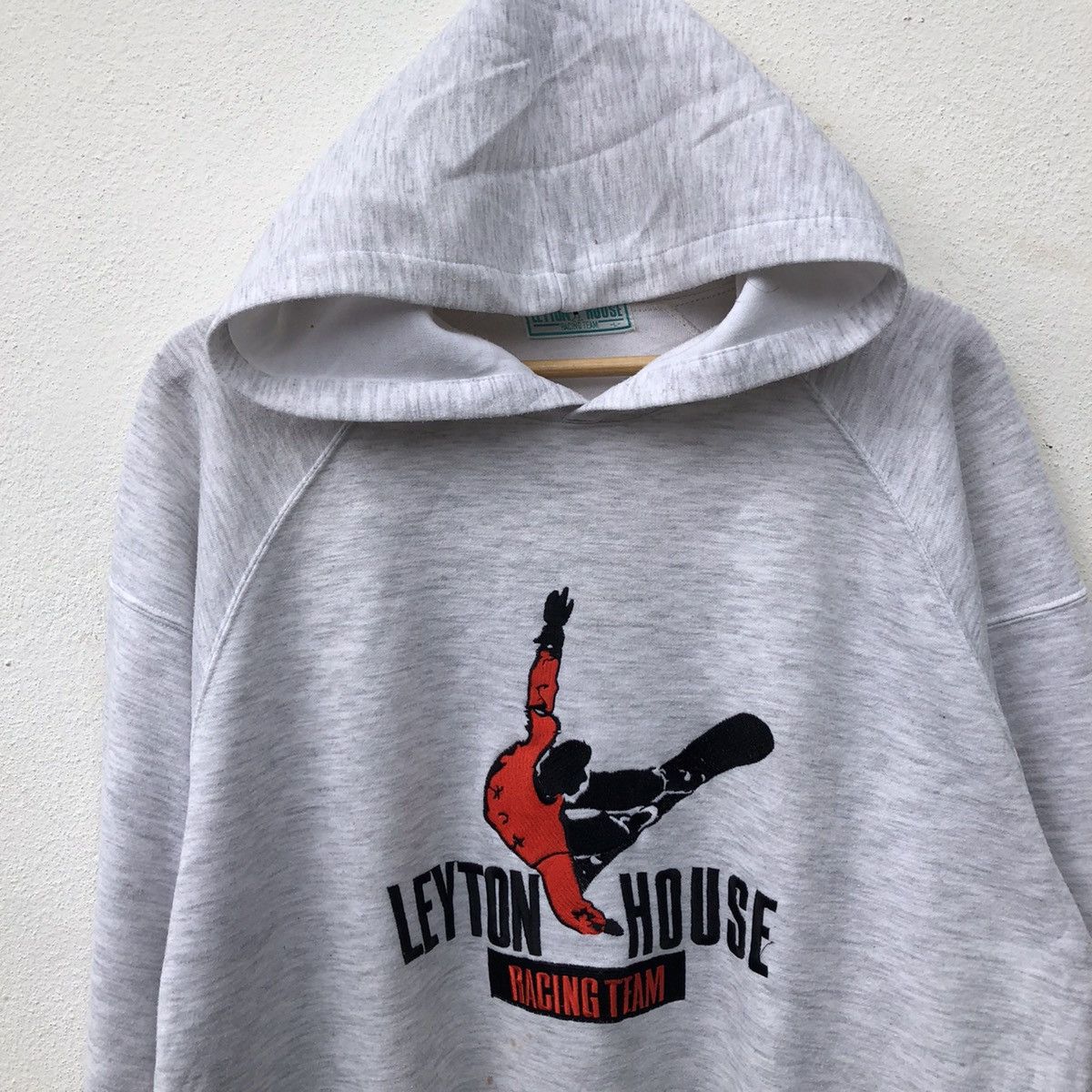 Japanese Brand LEYTON HOUSE RACING TEAM HOODIE BIG LOGO Size US L / EU 52-54 / 3 - 4 Thumbnail