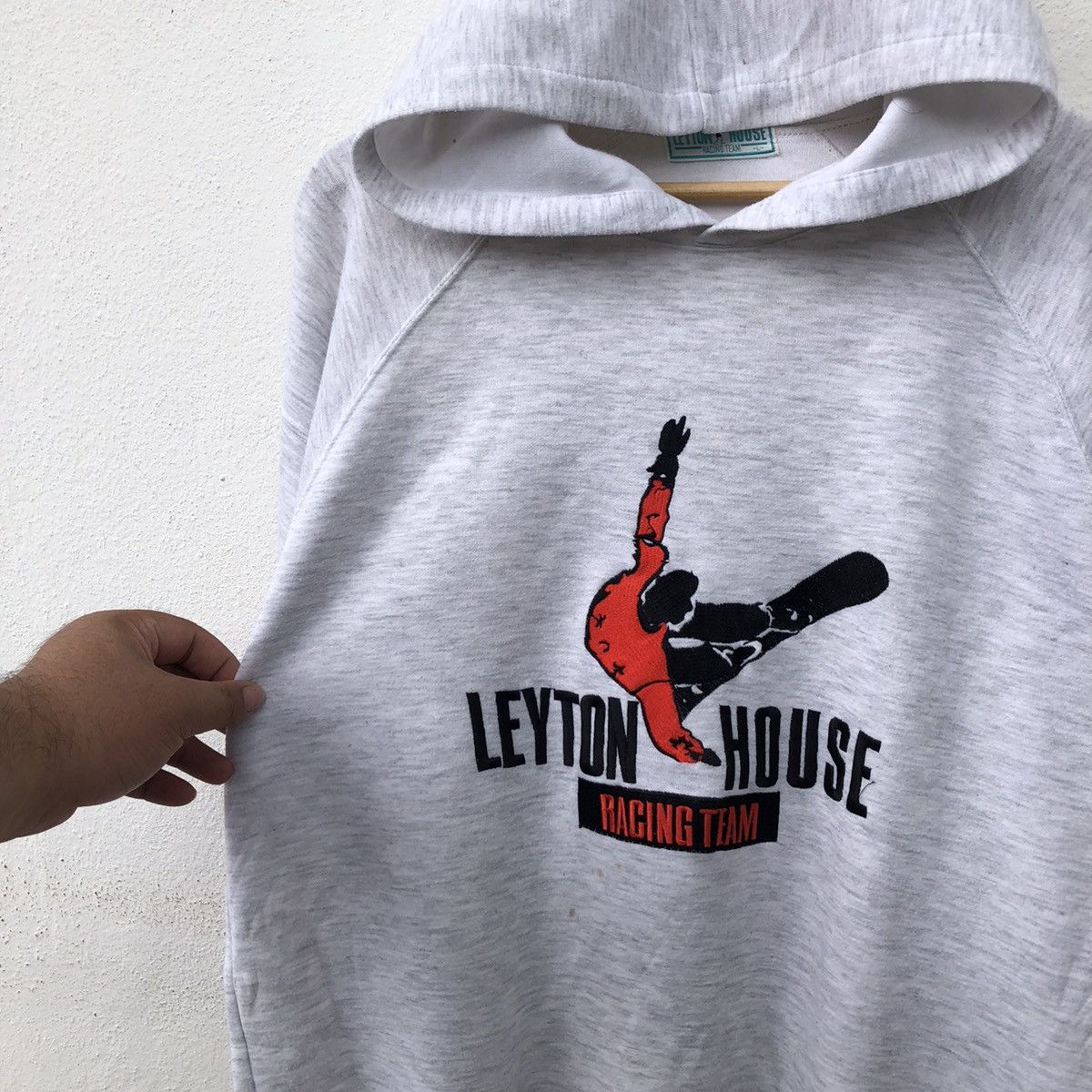 Japanese Brand LEYTON HOUSE RACING TEAM HOODIE BIG LOGO Size US L / EU 52-54 / 3 - 5 Thumbnail