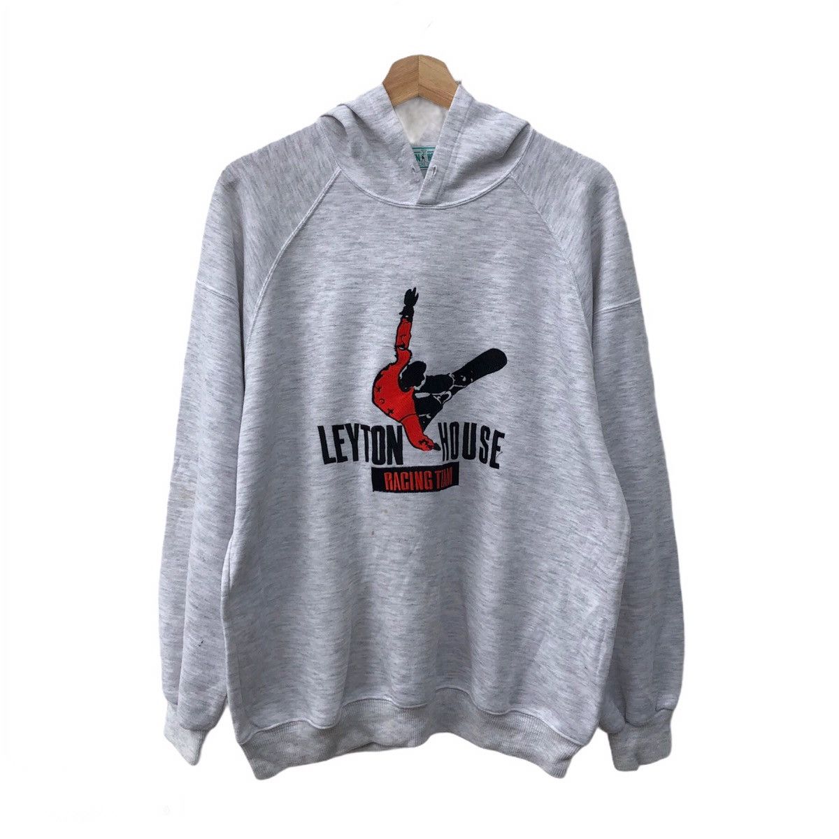 Japanese Brand LEYTON HOUSE RACING TEAM HOODIE BIG LOGO Size US L / EU 52-54 / 3 - 1 Thumbnail