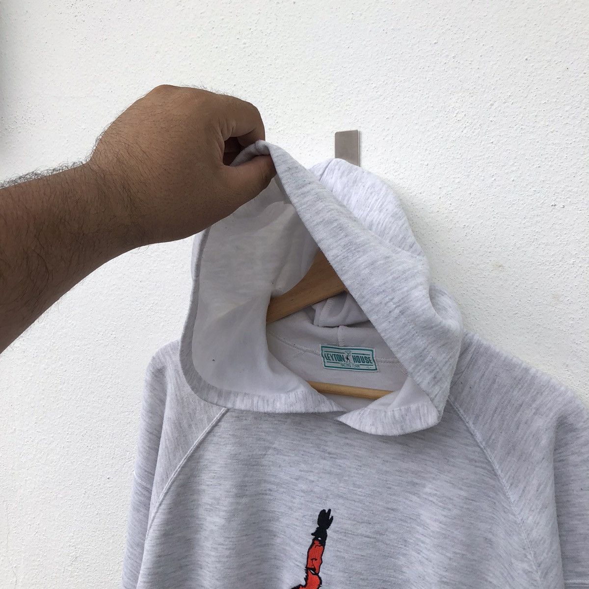 Japanese Brand LEYTON HOUSE RACING TEAM HOODIE BIG LOGO Size US L / EU 52-54 / 3 - 6 Thumbnail