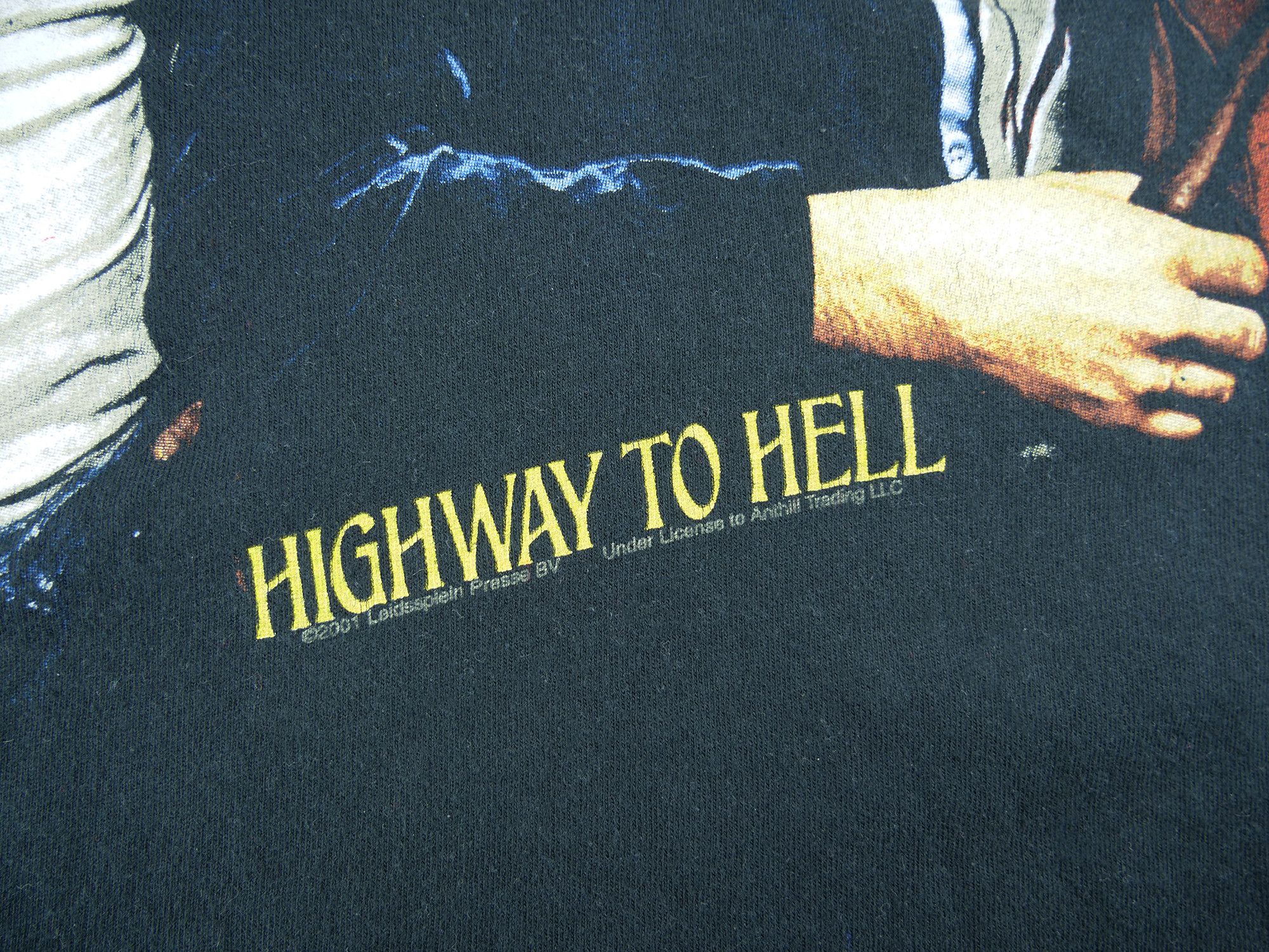 AC/DC AC/DC 2001 year vintage Highway to Hell t-shirt Size US L / EU 52-54 / 3 - 5 Thumbnail