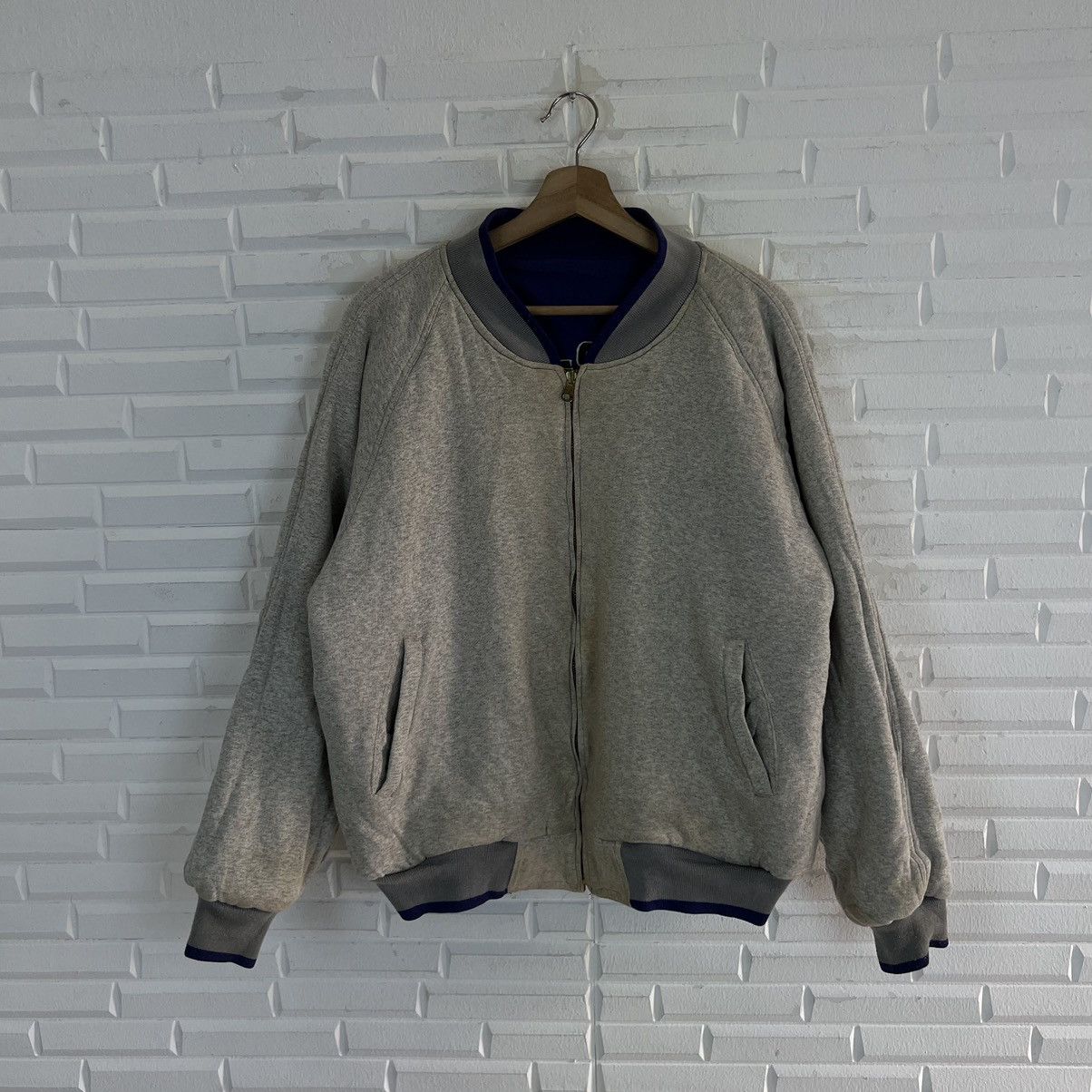 Japanese Brand VINTAGE MILE STONE BOMBER JACKET REVERSIBLE BIG LOGO Size US L / EU 52-54 / 3 - 9 Thumbnail