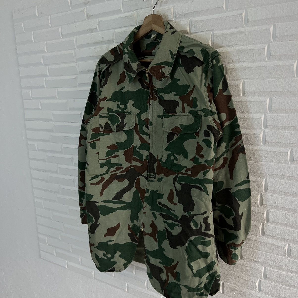 Vintage VINTAGE SURVIVAL JACKET CAMO ARMY MILITARY US ISSUE DESIGN Size US M / EU 48-50 / 2 - 2 Thumbnail
