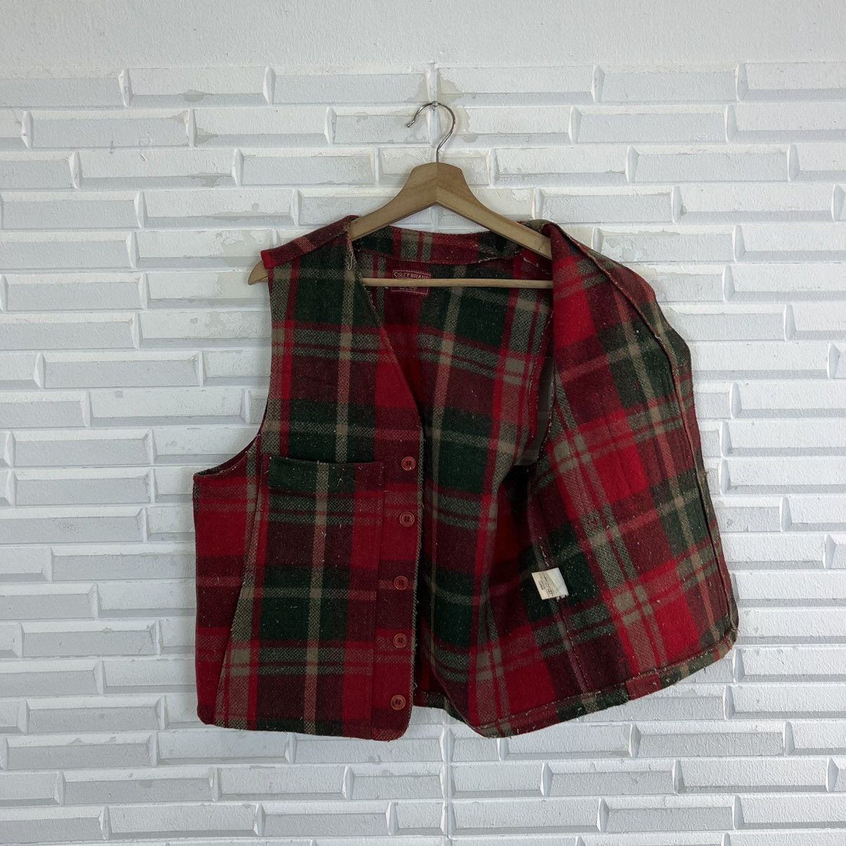 Vintage VINTAGE SISLEY BRAND MADE IN ITALY TARTAN DESIGN VEST Size US S / EU 44-46 / 1 - 7 Thumbnail