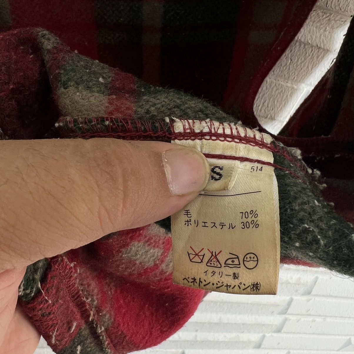Vintage VINTAGE SISLEY BRAND MADE IN ITALY TARTAN DESIGN VEST Size US S / EU 44-46 / 1 - 9 Thumbnail