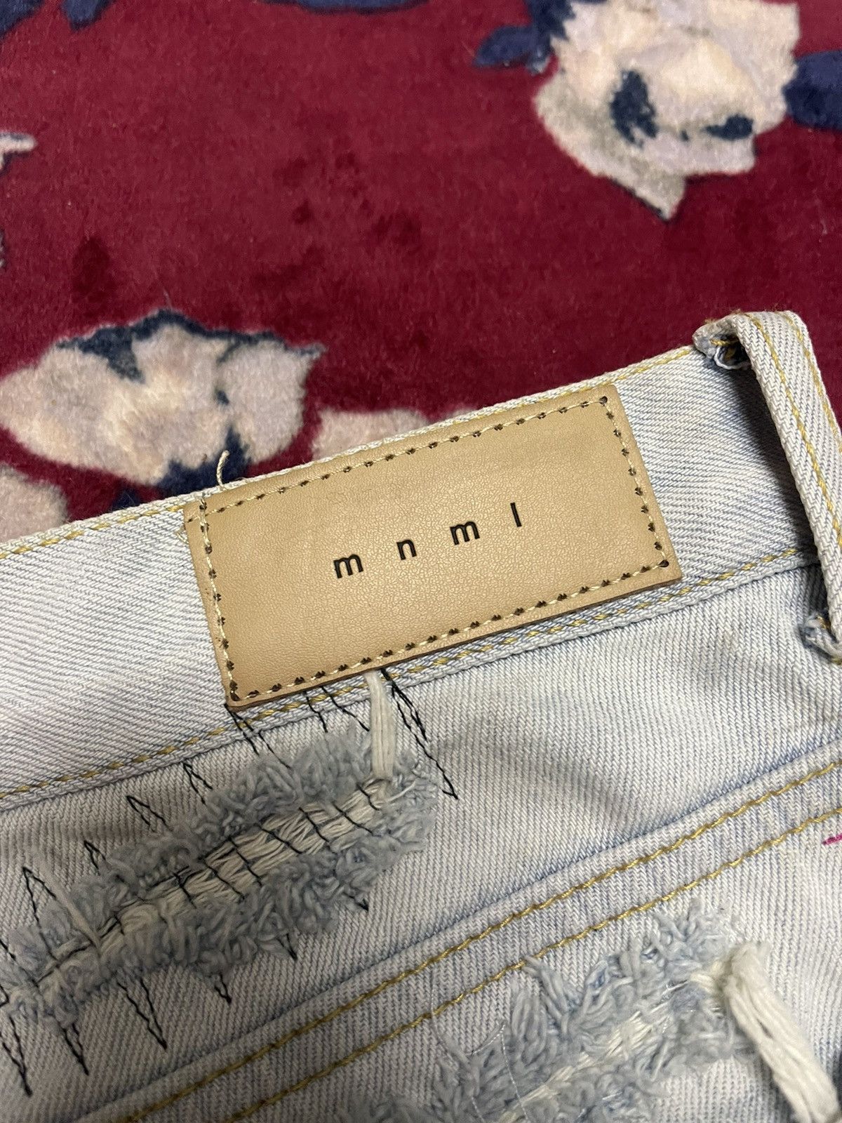 MNML Mnml distressed jeans design Size US 33 - 4 Thumbnail