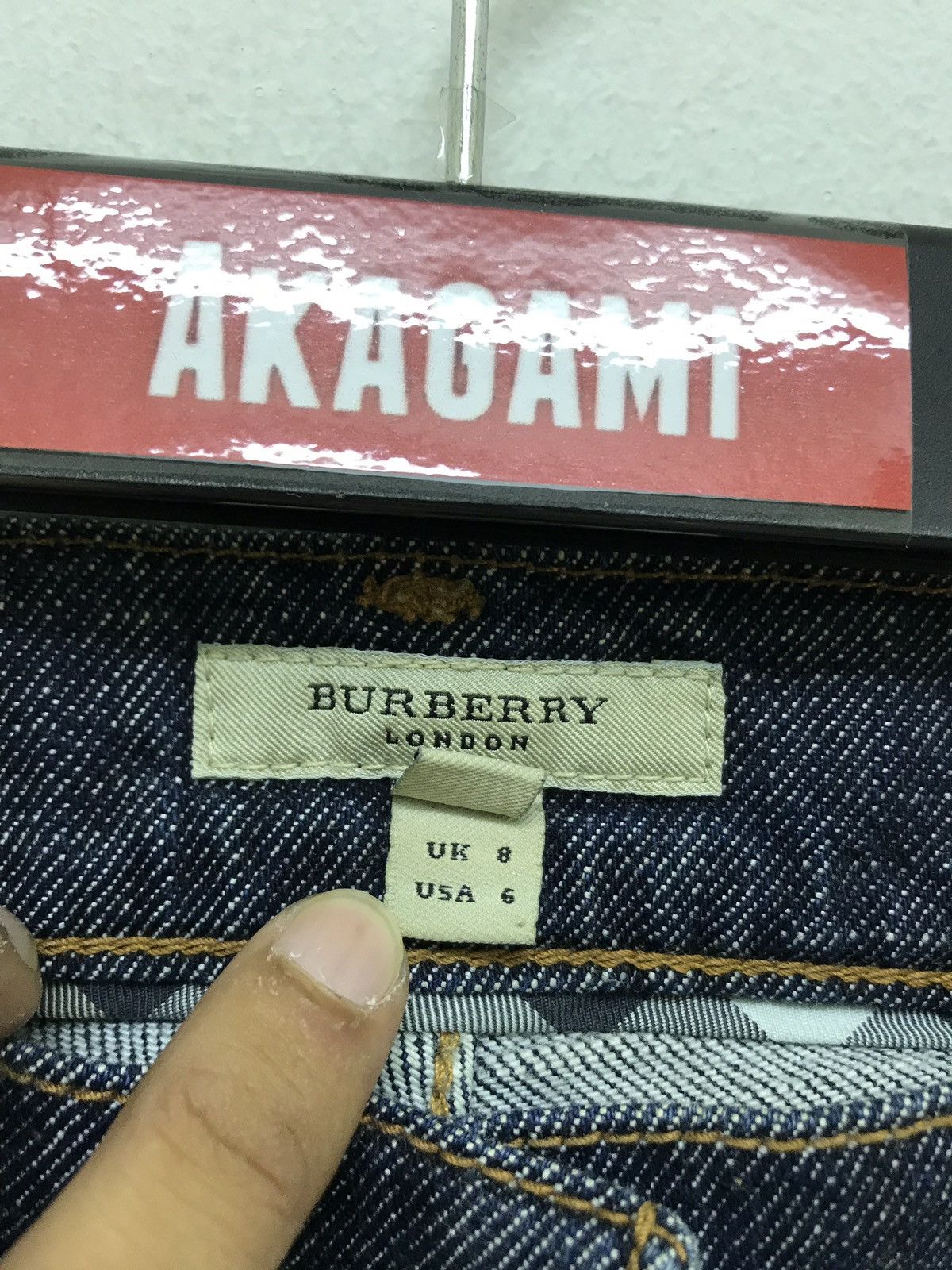 Burberry Made in Italy Burberry London Denim Slim Stretchable Size US 31 - 9 Thumbnail
