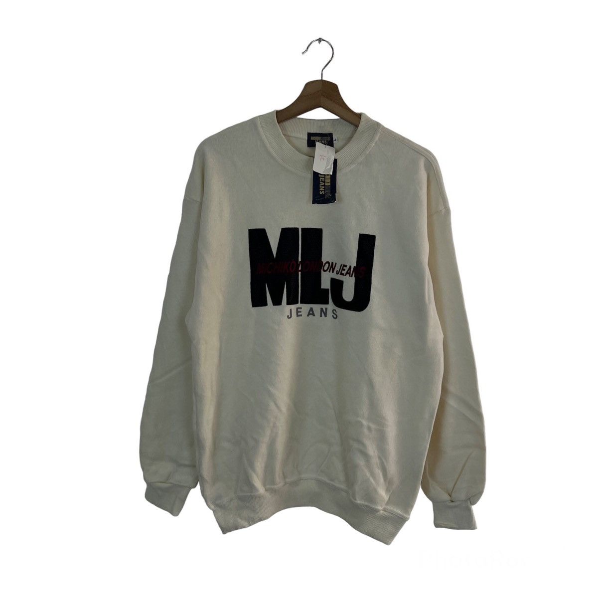 Japanese Brand VINTAGE CREWNECK SWEATSHIRT BIG LOGO MICHIKO LONDON JEANS Size US L / EU 52-54 / 3 - 1 Thumbnail