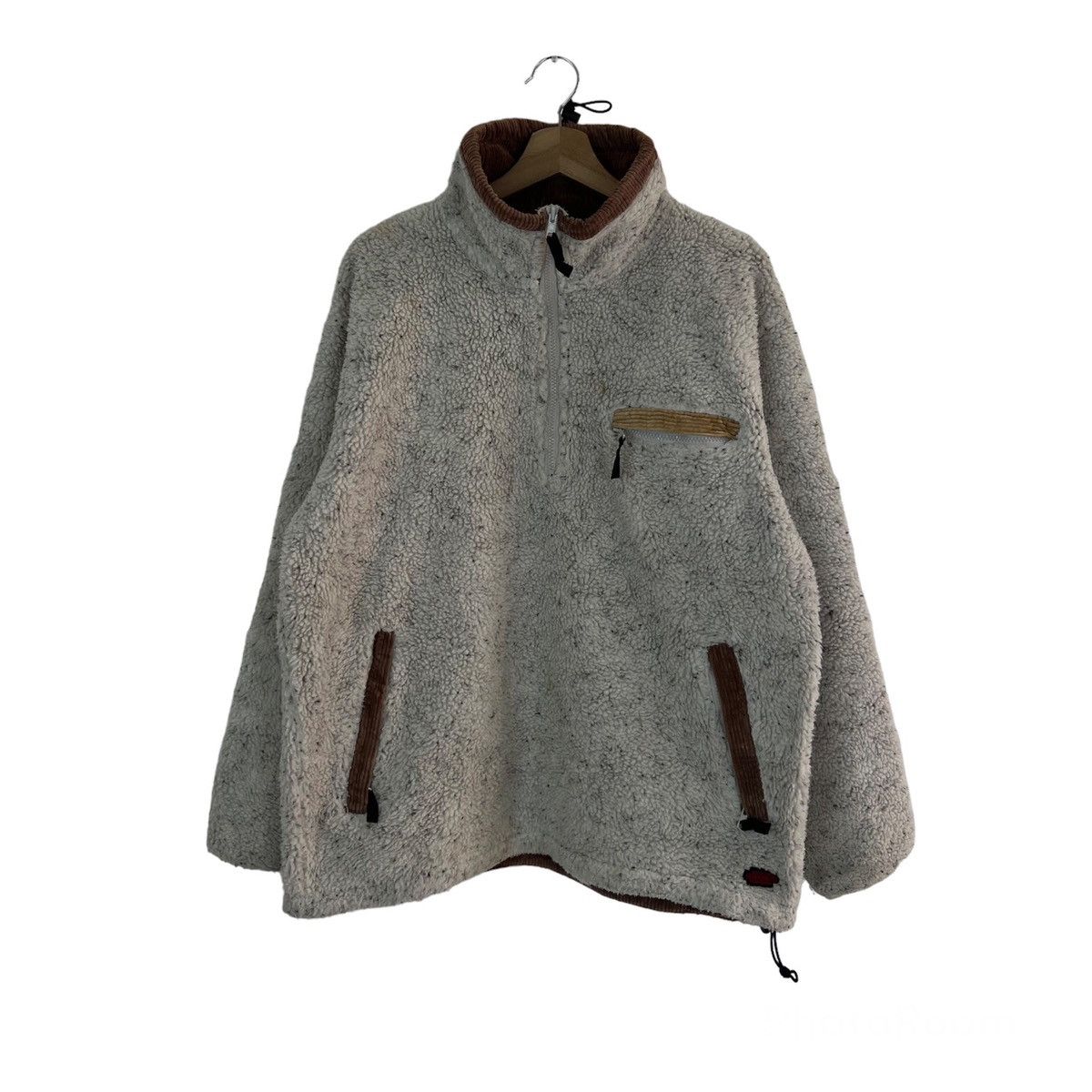 Japanese Brand VINTAGE NAUGHTINESS EXCITING SPORT DIP PILE FLEECE JACKET Size US M / EU 48-50 / 2 - 1 Thumbnail