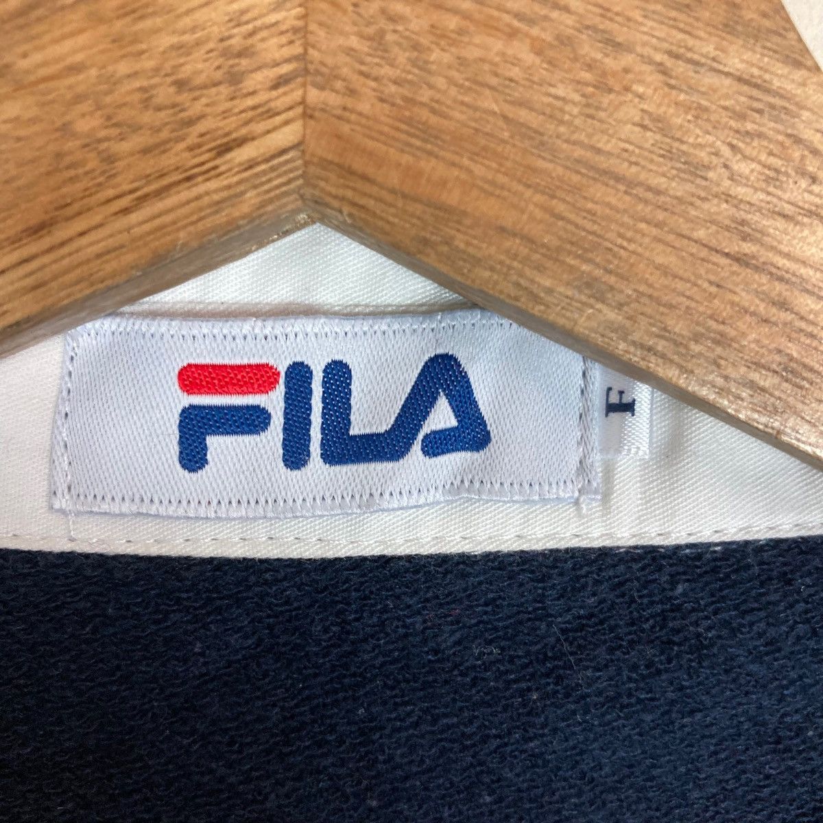 Fila Vintage Fila Two Tone Spell Out Crop Top Womenswear Pullover Size L / US 10 / IT 46 - 7 Thumbnail
