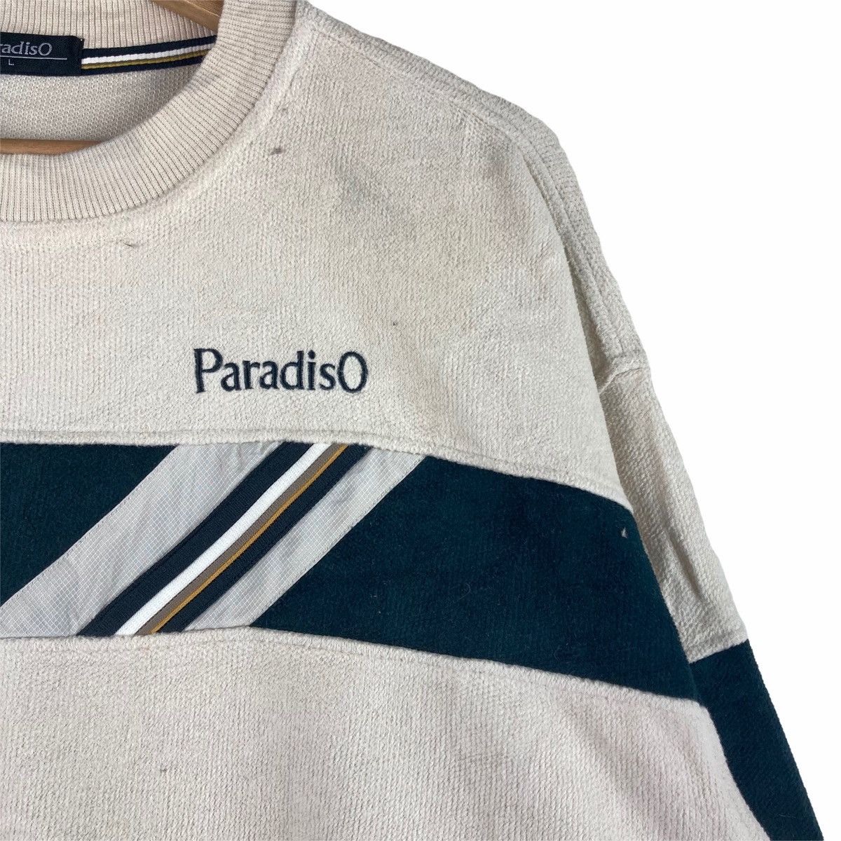 Vintage Vintage SWEATSHIRT PARADISO pullover jumper Size US L / EU 52-54 / 3 - 3 Thumbnail