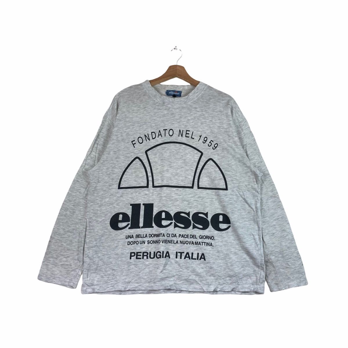 Vintage Vintage SWEATSHIRT ELLESSE pullover jumper Size US L / EU 52-54 / 3 - 1 Thumbnail